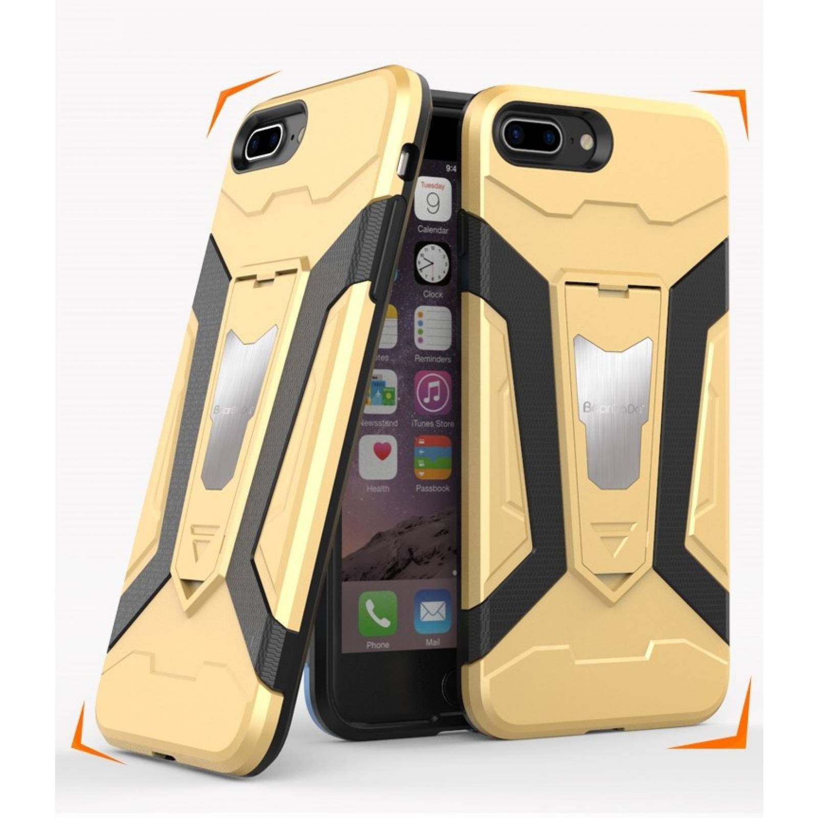 Funda Magnética Iphone 6 Plus Case Uso Rudo Iron Bear