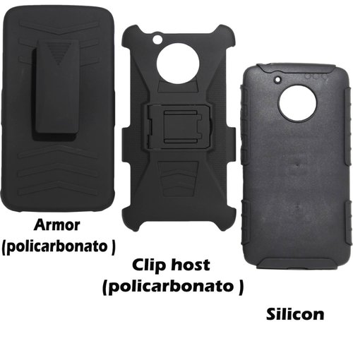 Funda Clip 3 en 1  Moto G5 XT1670 Protector Case Uso Rudo Iron Bear