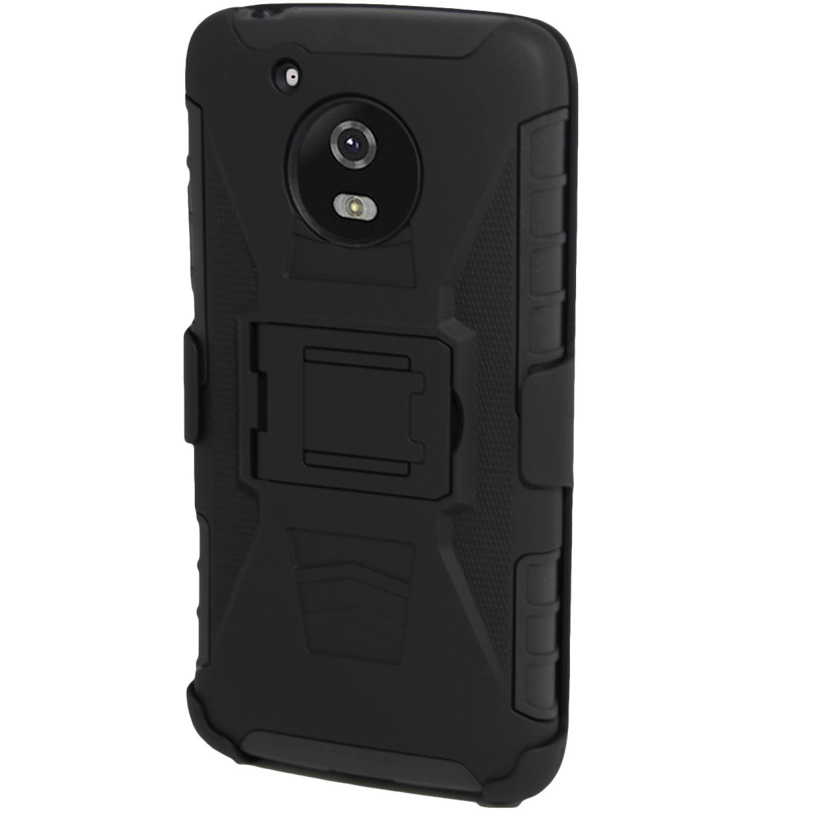 Funda Clip 3 en 1  Moto G5 XT1670 Protector Case Uso Rudo Iron Bear