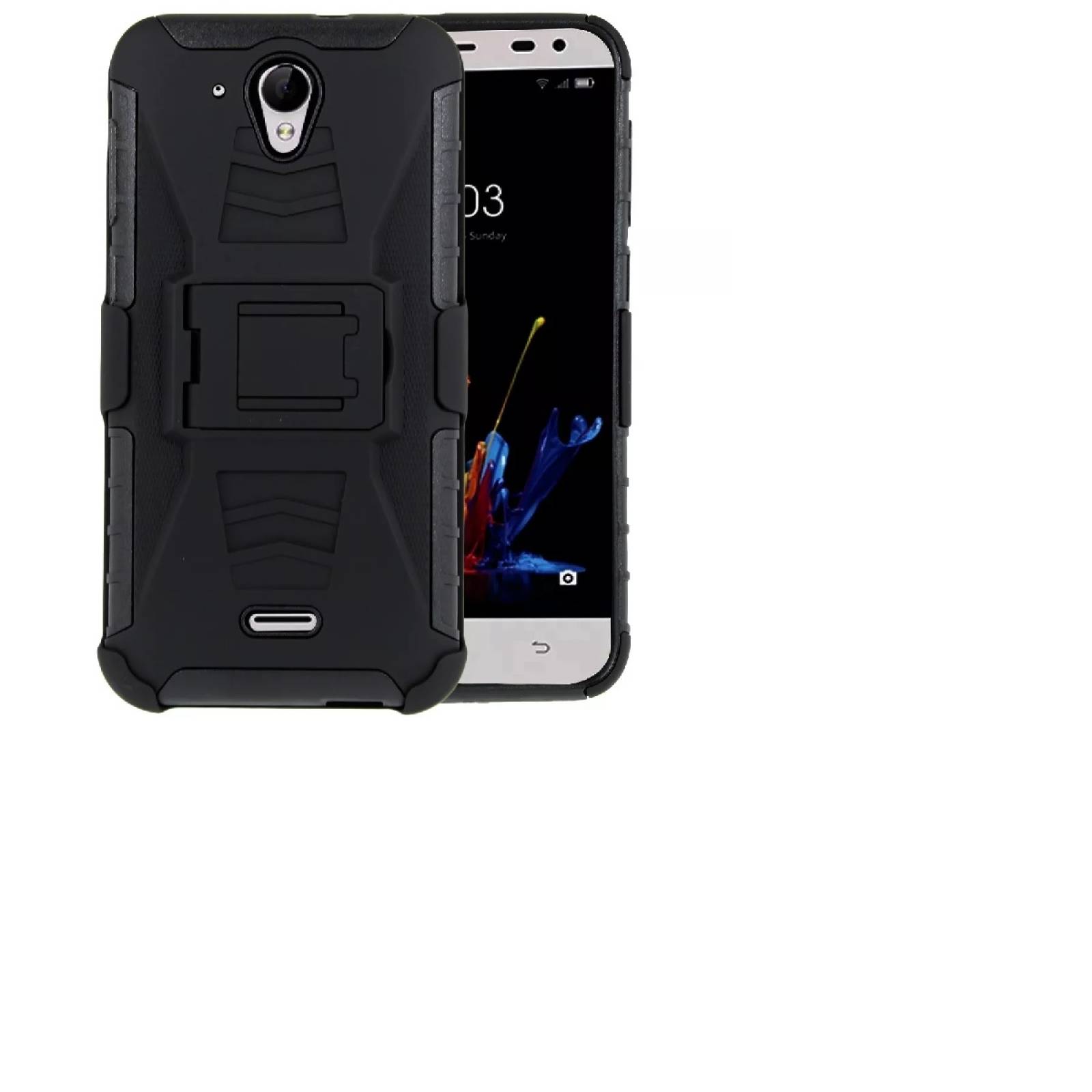 Funda 3 en 1 Hisense L675 Clip Case Uso Rudo Iron Bear