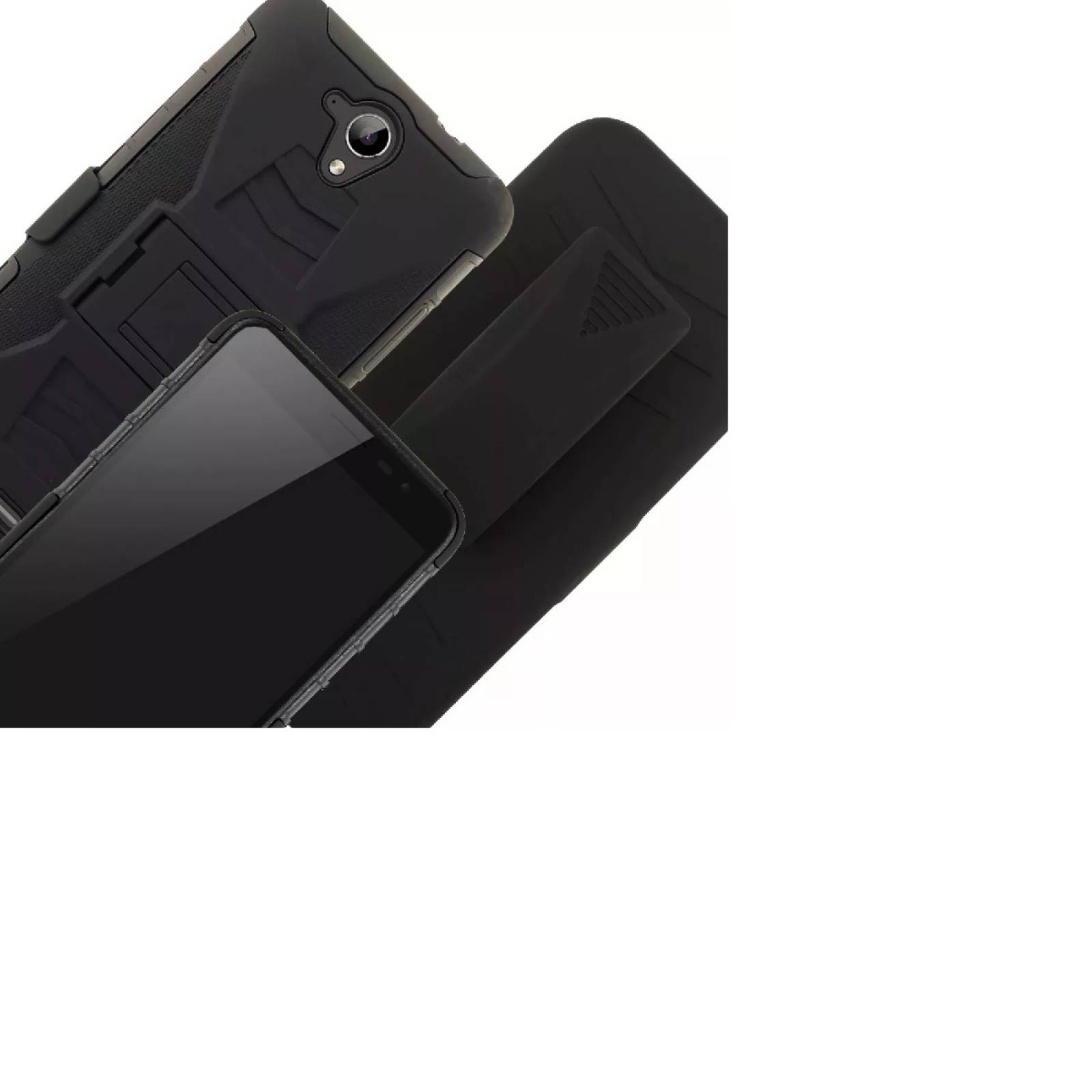 Funda 3 en 1 Hisense L675 Clip Case Uso Rudo Iron Bear