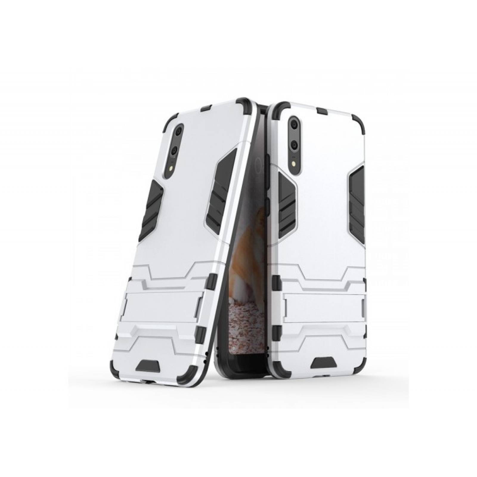 Funda Case + Cristal Huawei P20 Pro CLT-L04 Protector Uso Rudo Iron Bear