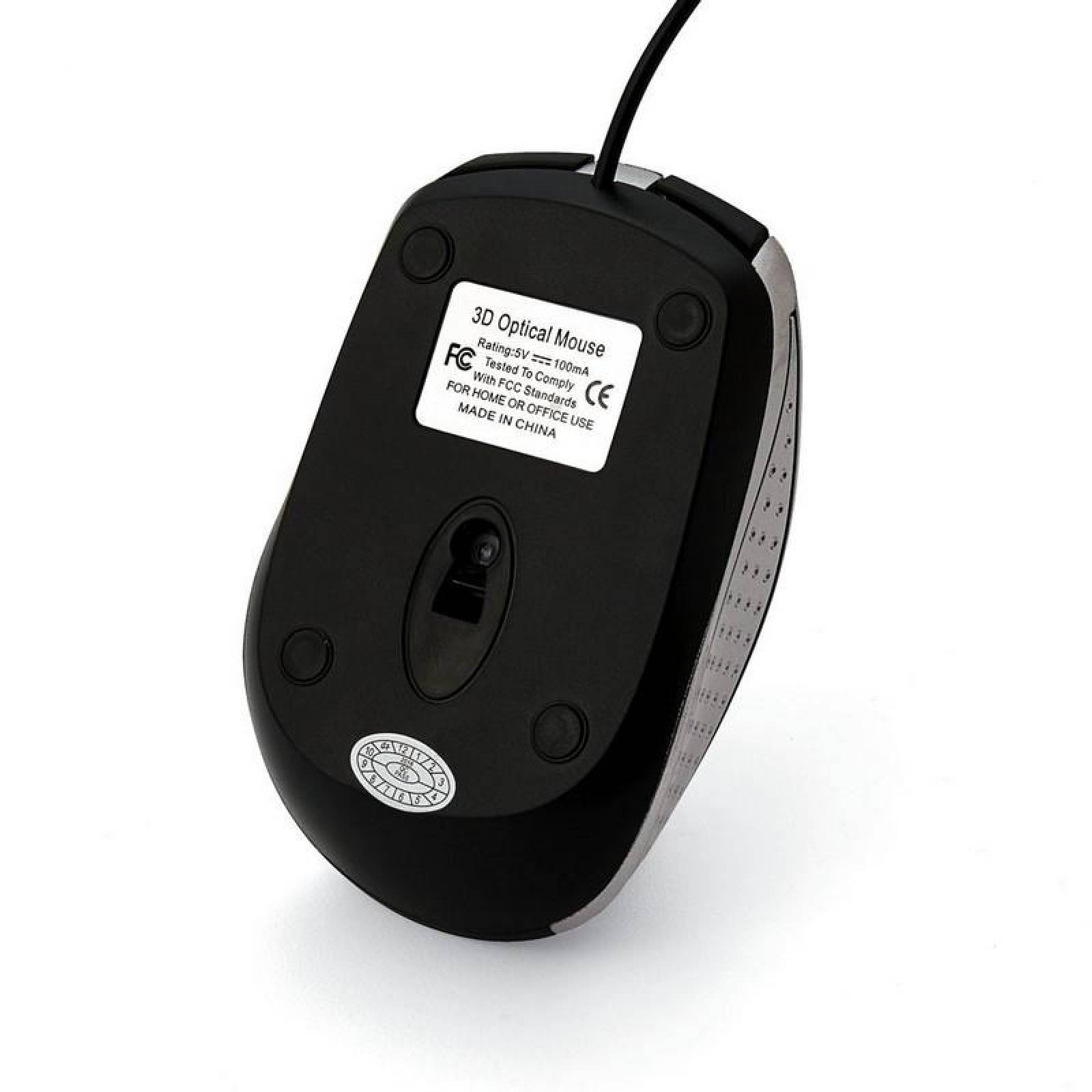 Mouse óptico con cable Verbatim
