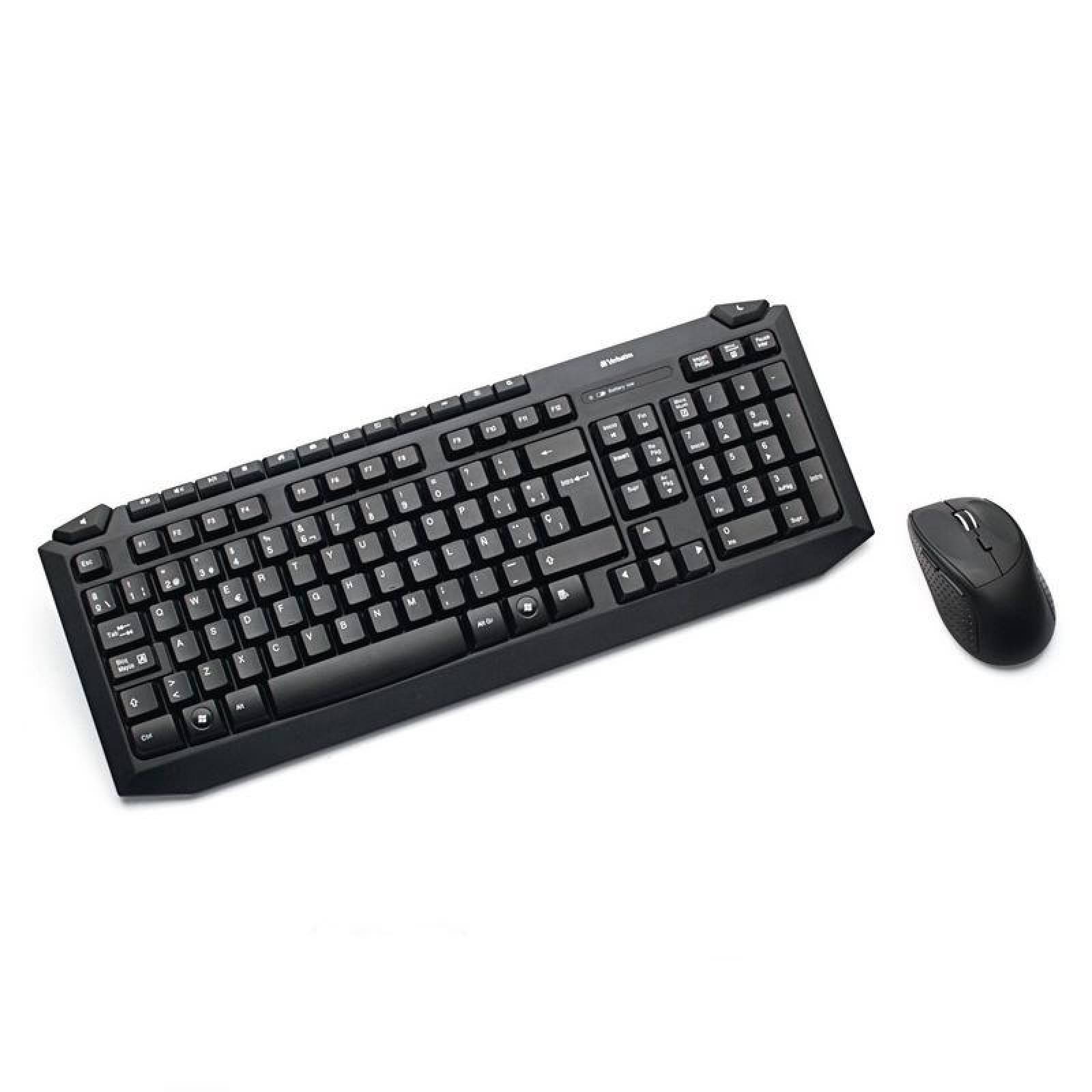 Mouse y teclado óptico inalámbrico Verbatim