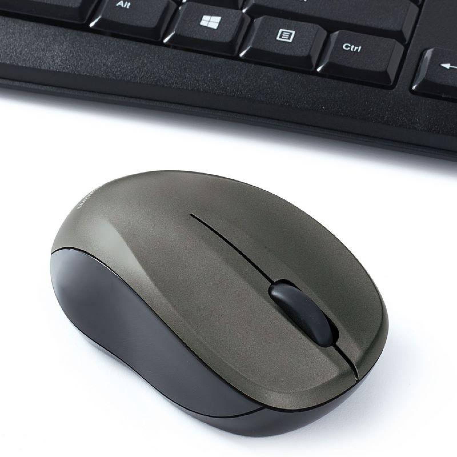 Mouse y teclado inalámbricos y silenciosos Verbatim