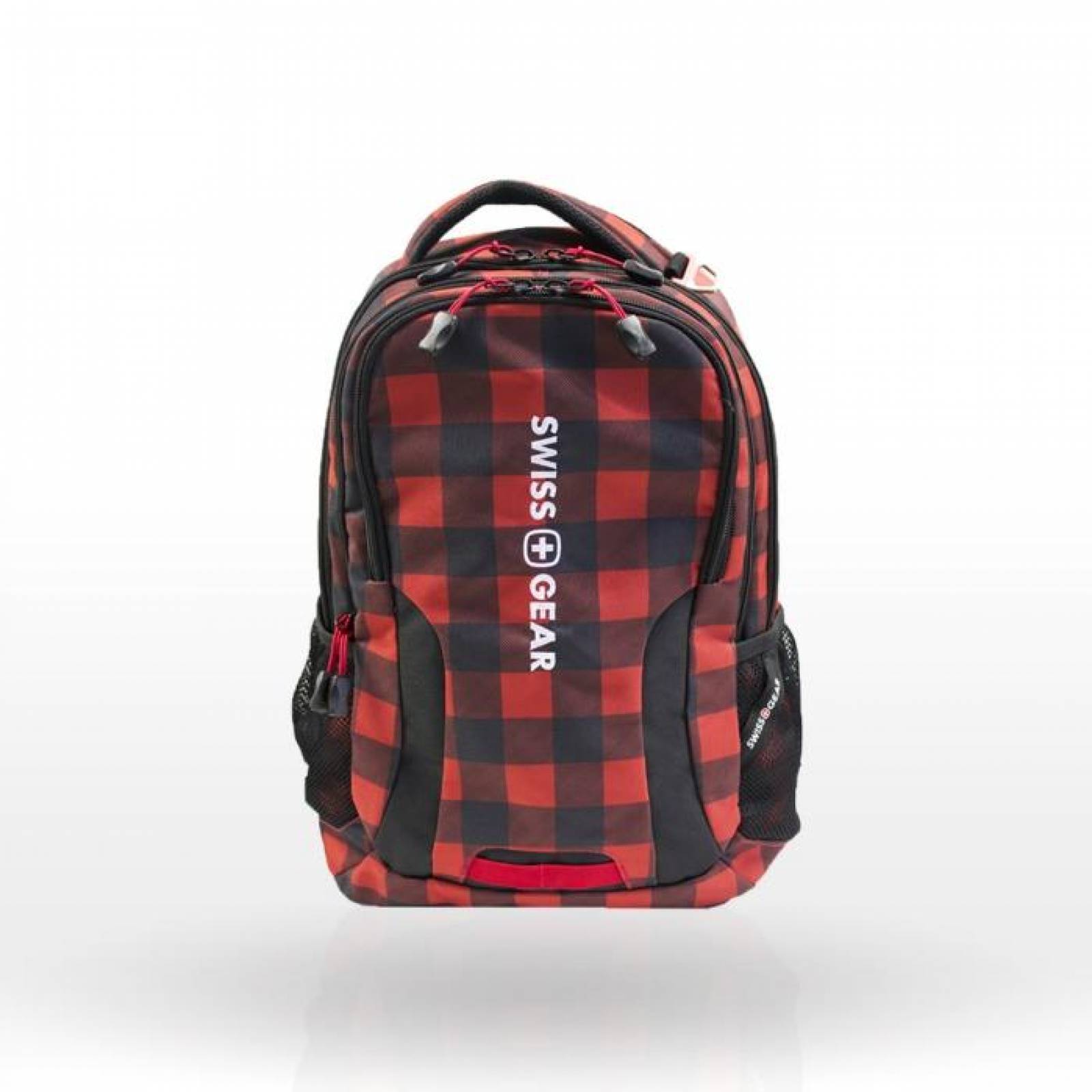 Mochila porta laptop Cuadros rojos 15 pulgadas Swissgear