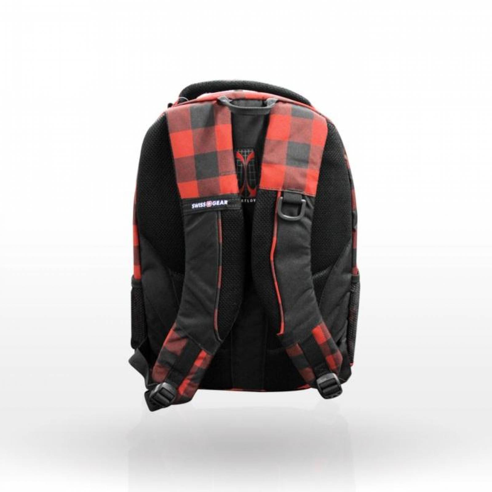 Mochila porta laptop Cuadros rojos 15 pulgadas Swissgear