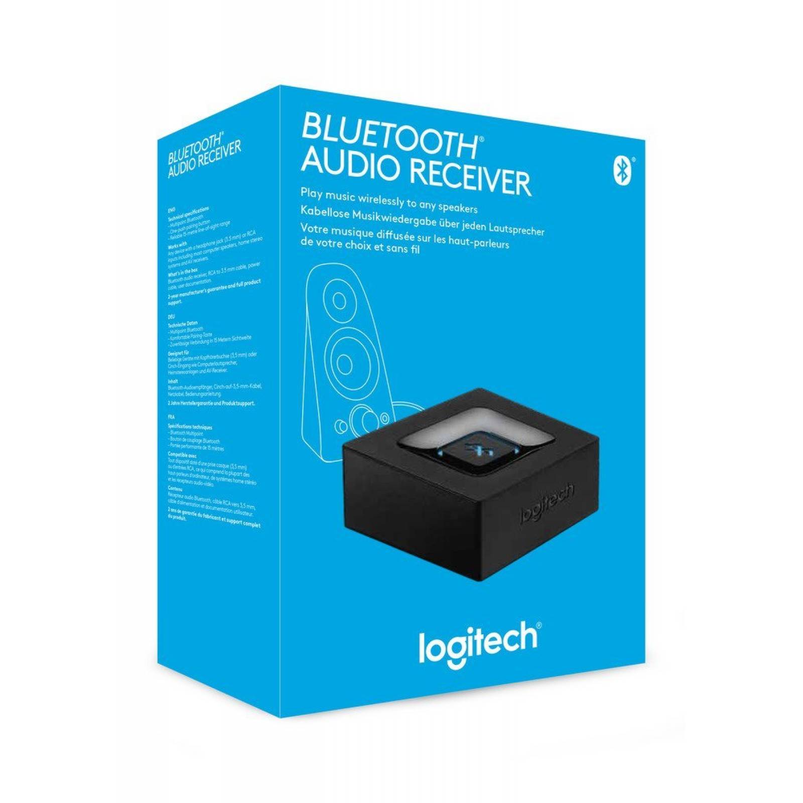 Logitech Adaptador De Audio Bluetooth 3.5mm Negro 980-001277