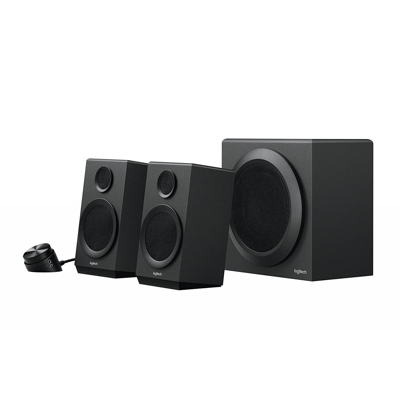 Bocinas Multimedia Logitech Z333 Negras 2.1 Con Subwoofer Sonido NÍtido Y Profundo