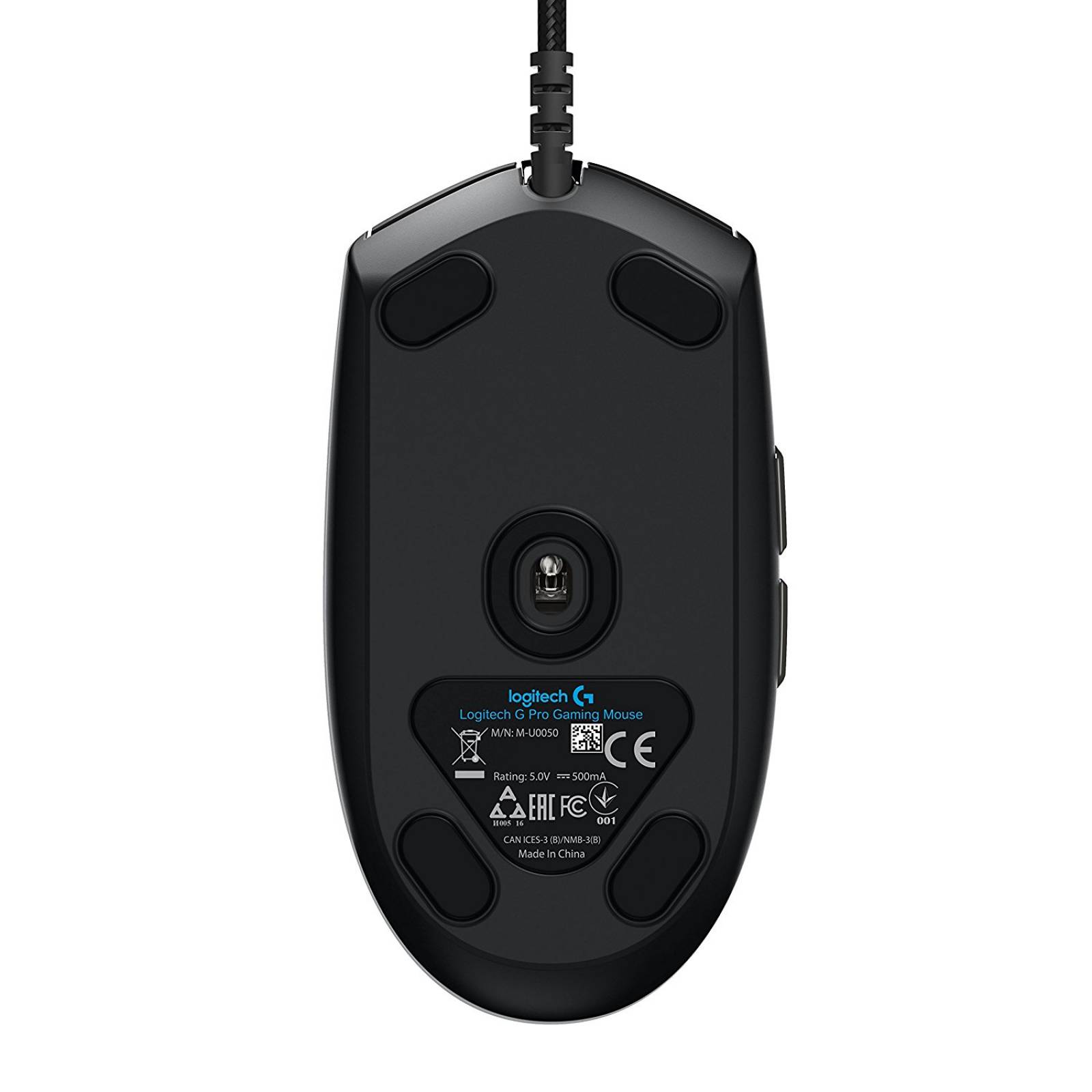 Mouse Gaming Logitech G Pro Sensor Óptico Iluminado Negro