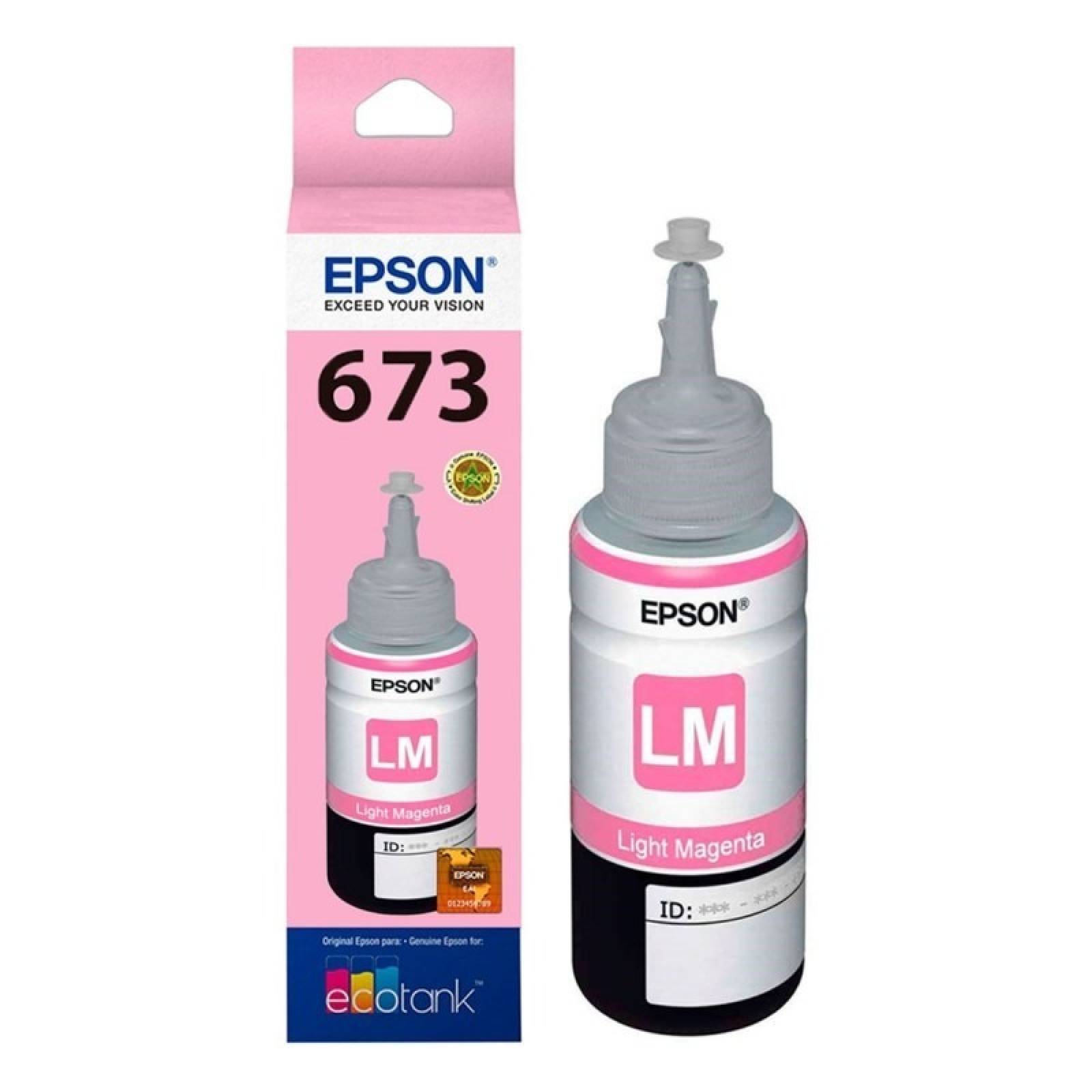 Tinta Epson T673 Light Magenta L805, L810, L850, L1800