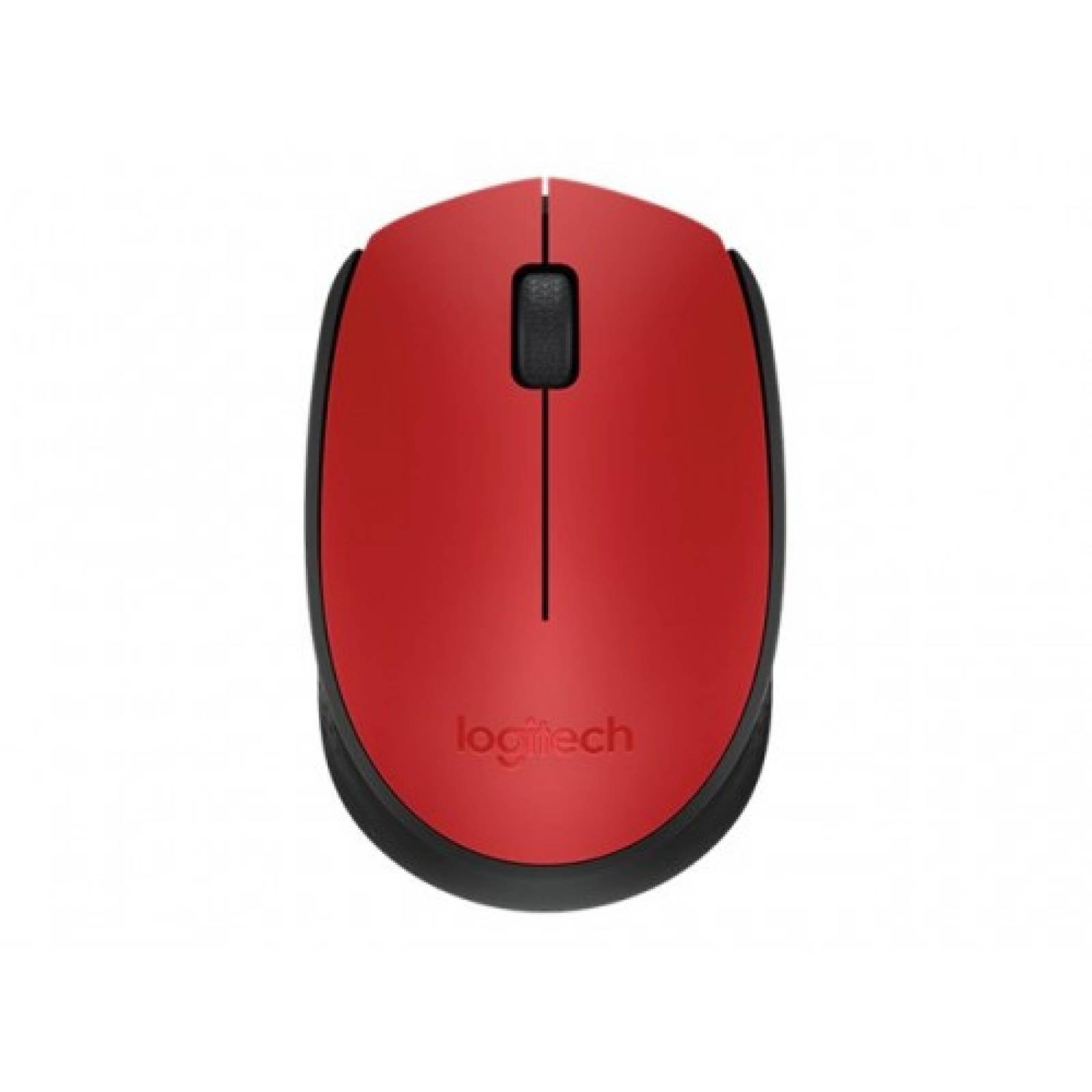 Mouse Logitech M170 Rojo Inal Pila Optico 3 Botones Win/Mac/Lin