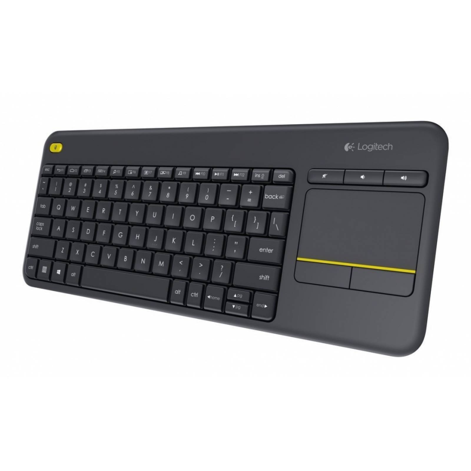 Teclado Logitech K400 Plus Inal Unify Pila TouchPad Win/Android