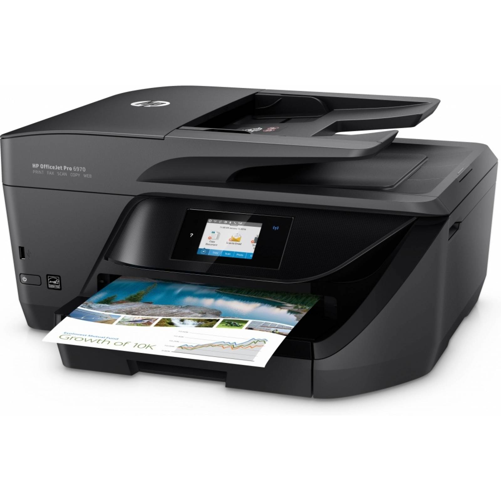 Multifuncional HP OfficeJet Pro 6970 Color Inyección Wi-Fi