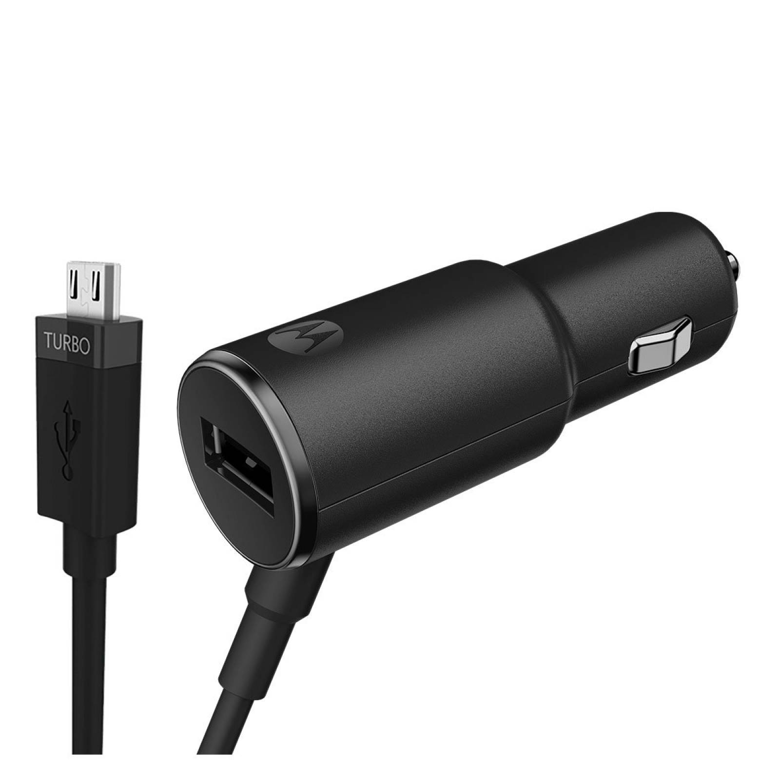 Cargador De Auto Motorola Turbo Power 15w Negro