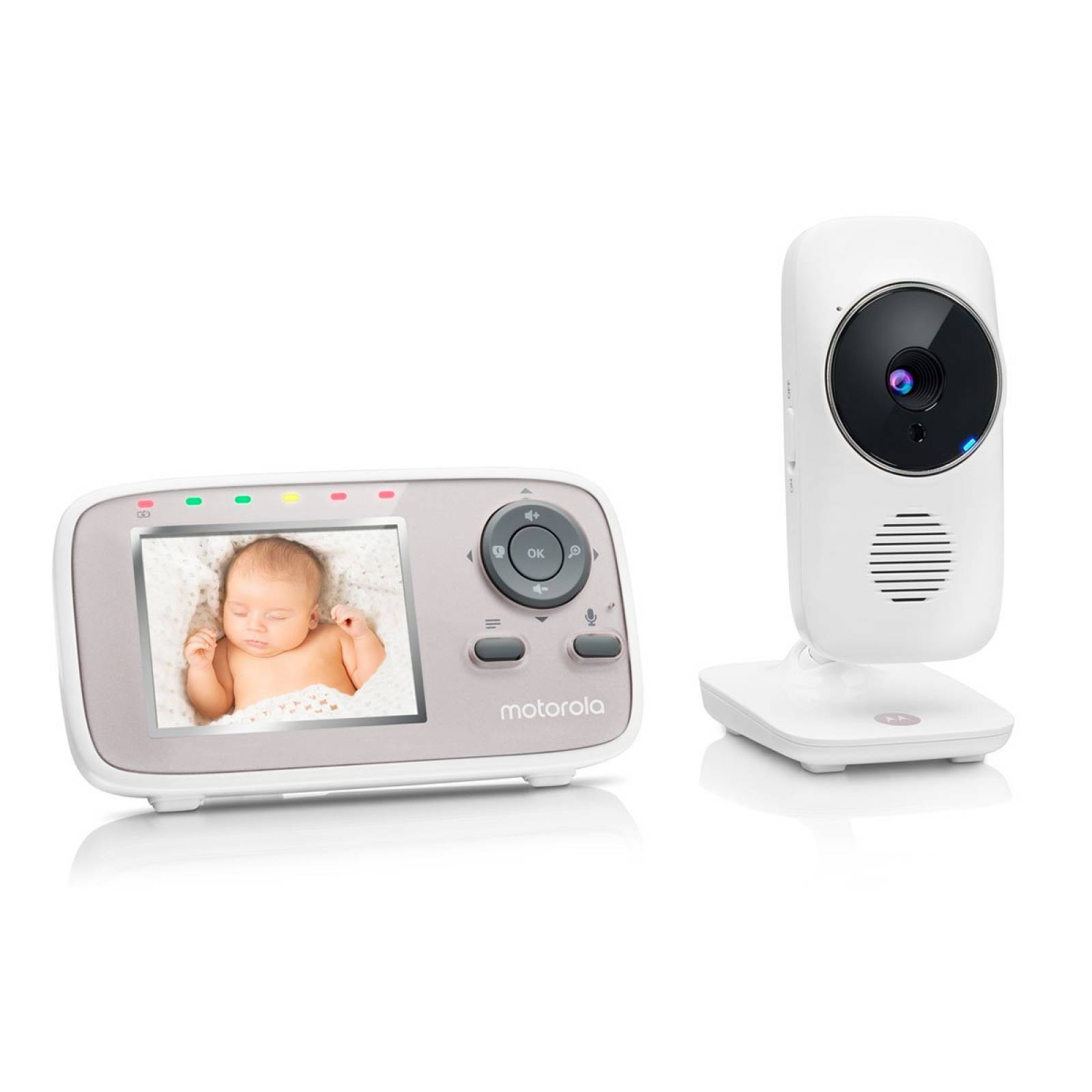 Monitor Para Bebes Motorola Con Pantalla Mbp667 Blanco