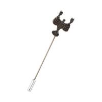 Pin Royal Flush Metálico Gris Alacrán Acero