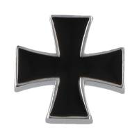 Pin Royal Flush Metálico Negra Cruz Acero