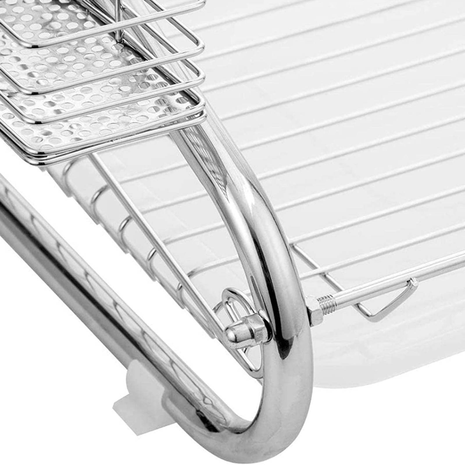 Escurridor de Platos Aquila 2 Niveles 16 pulgadas Cromado