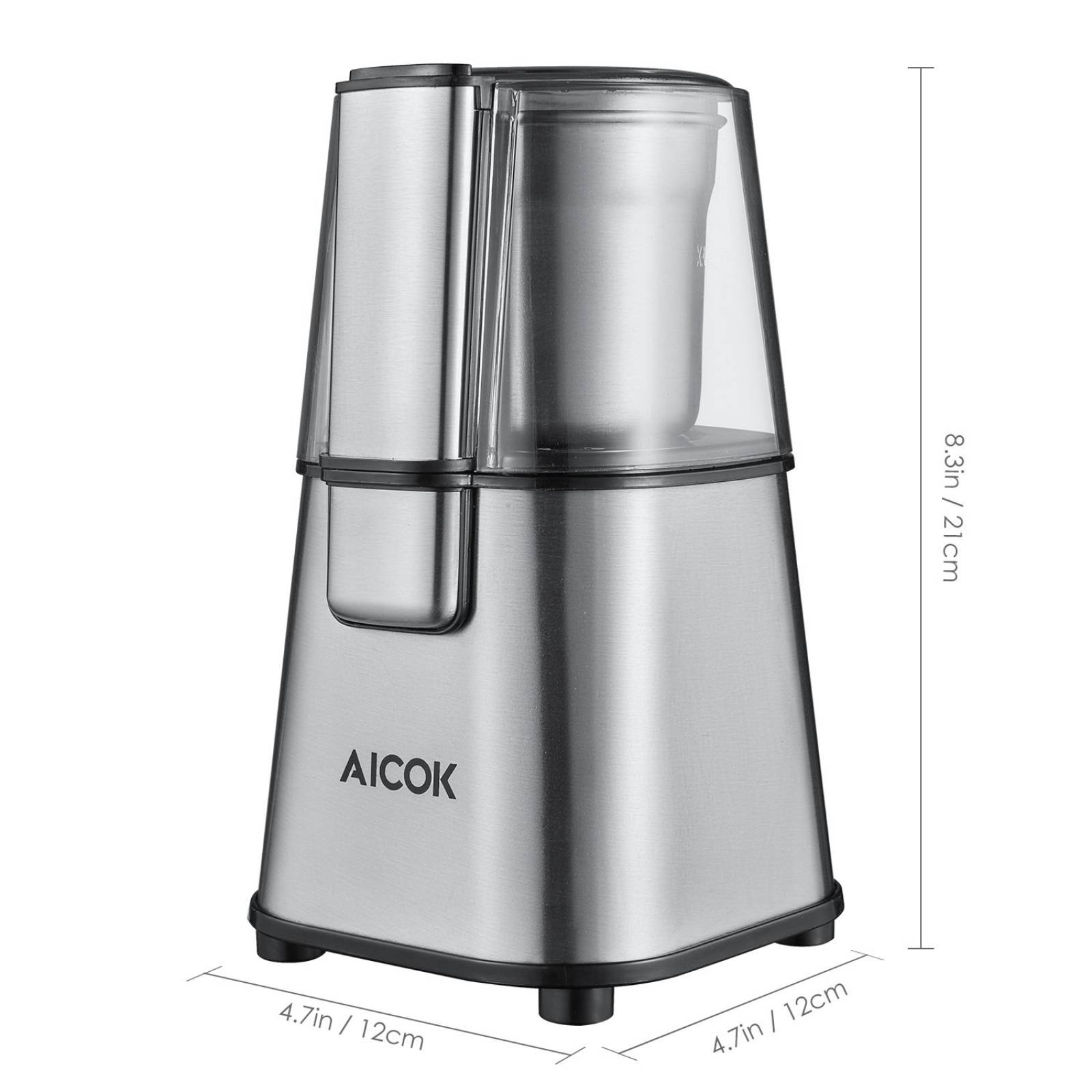 Molino De Café Eléctrico Aicok Acero Inoxidable Cg9100