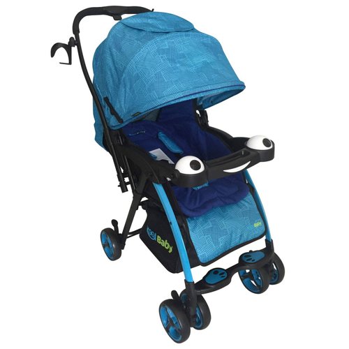 Carriola Plegable Para Bebé Kool Baby Azul   C0104