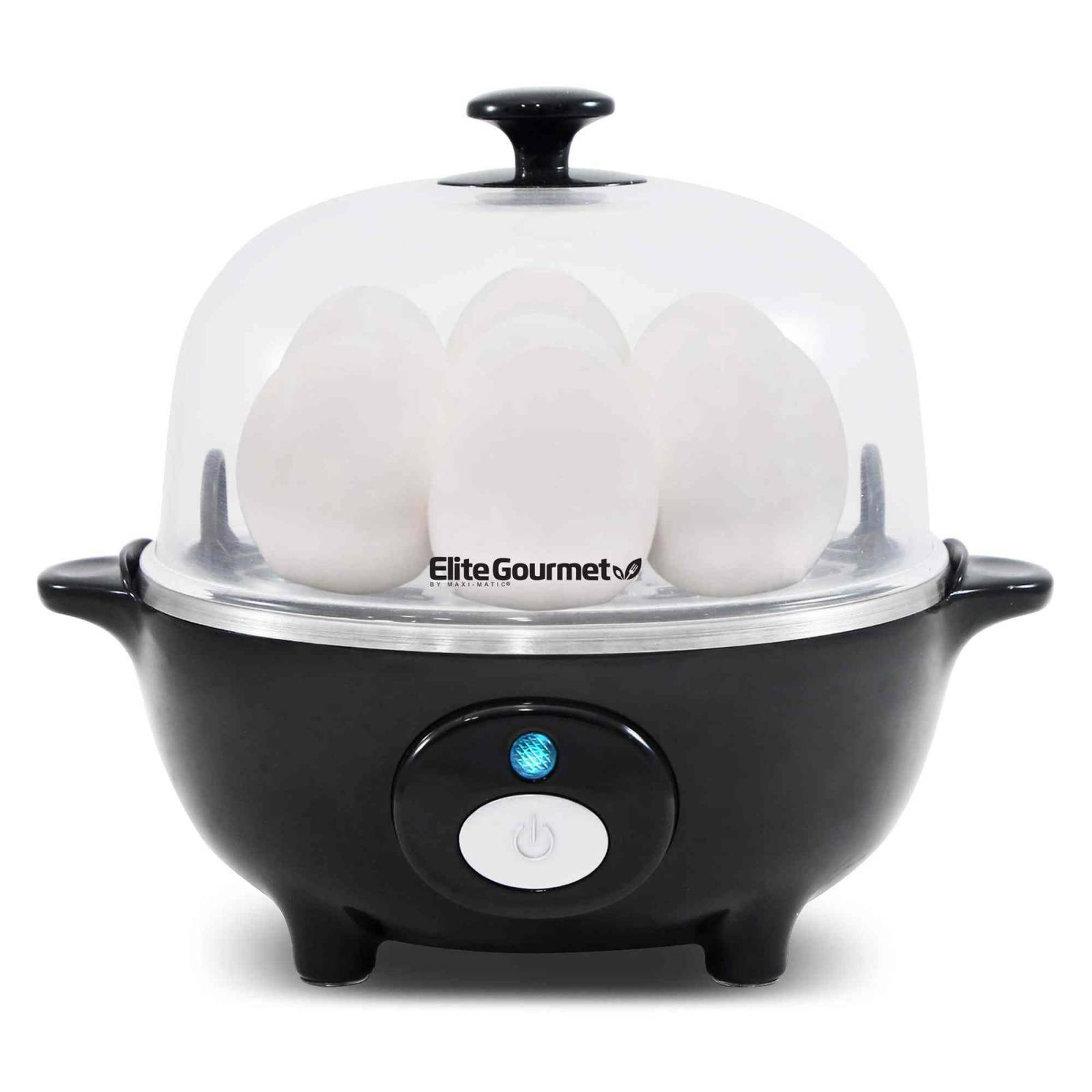 Maquina para Cocer Huevos Automática Elite Cuisine Negro