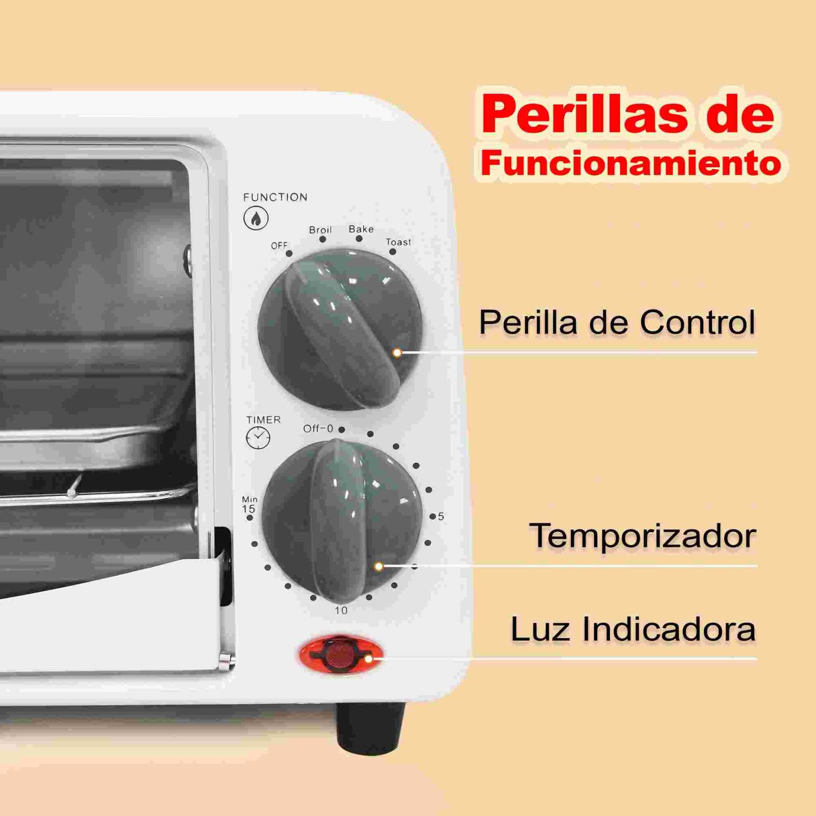 Horno Tostador Elite Gourmet 2 Rebanadas Blanco