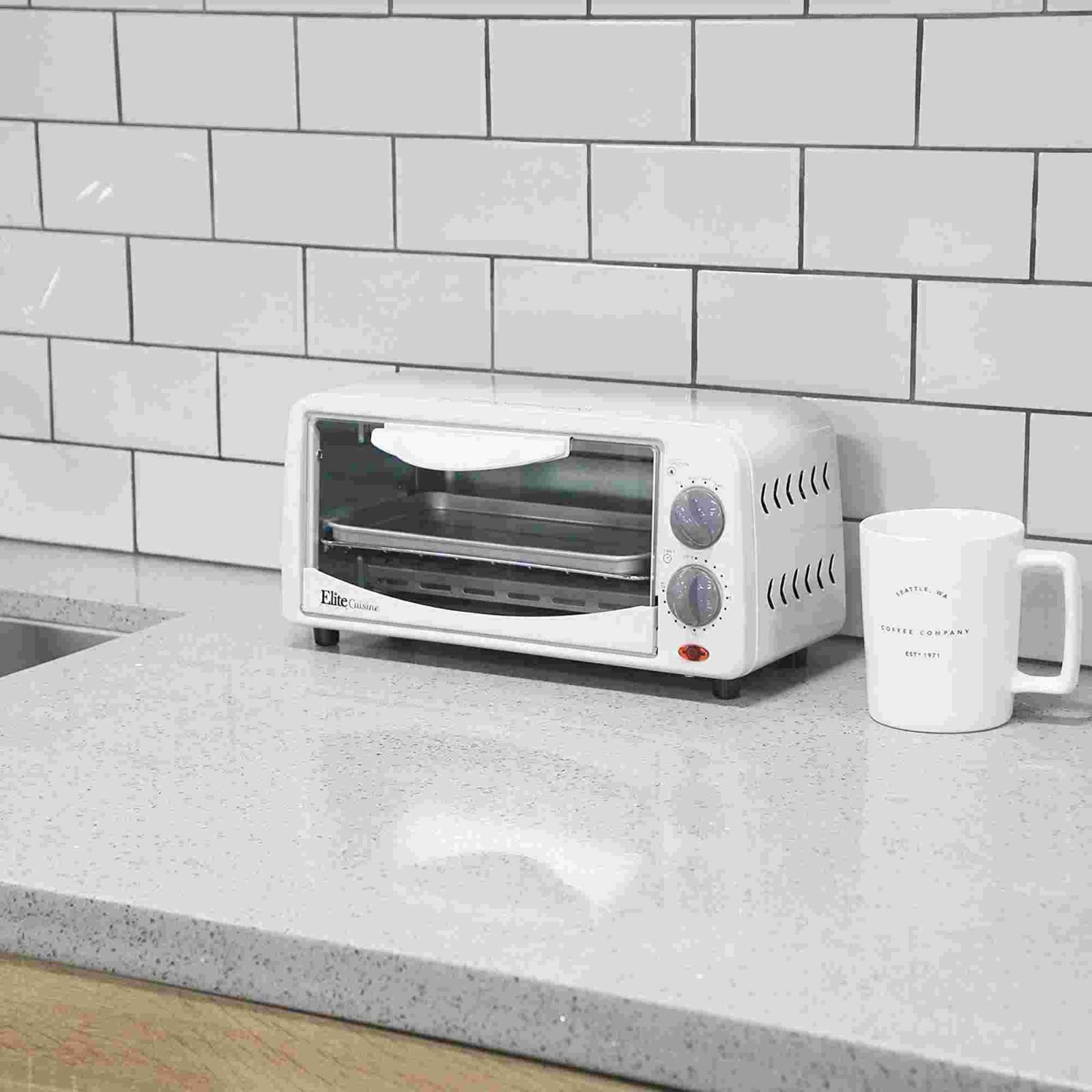 Horno Tostador Elite Gourmet 2 Rebanadas Blanco