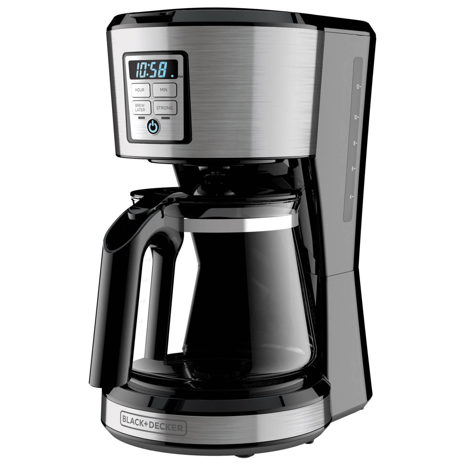 Cafetera Digital B+D Vortex Programable de 12 Tazas 