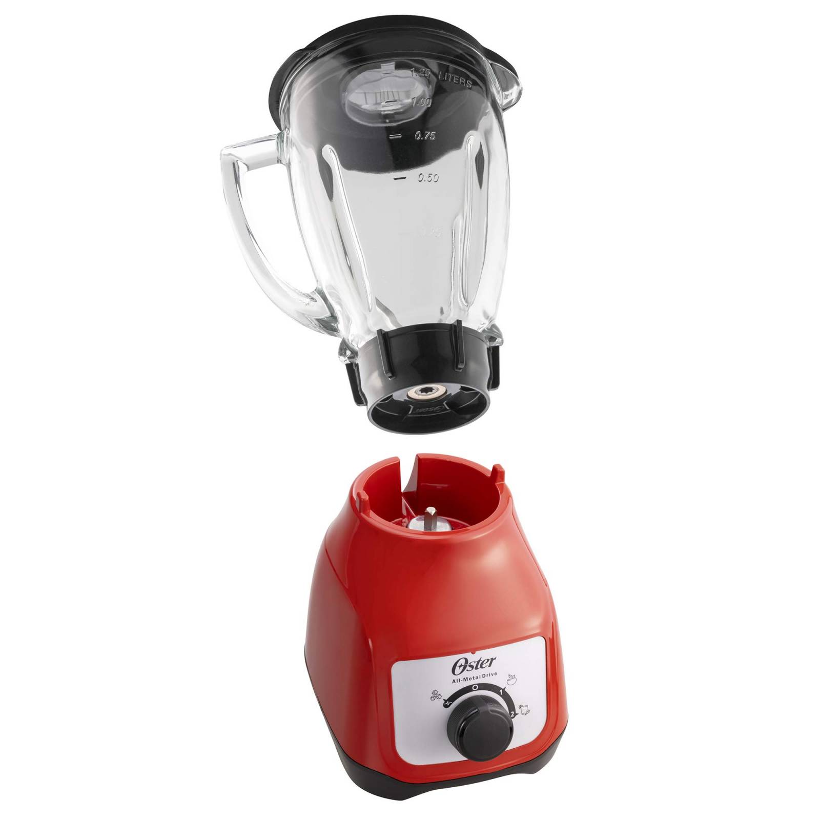 Licuadora Oster Lite Soho 15 Litros Perilla Roja VV