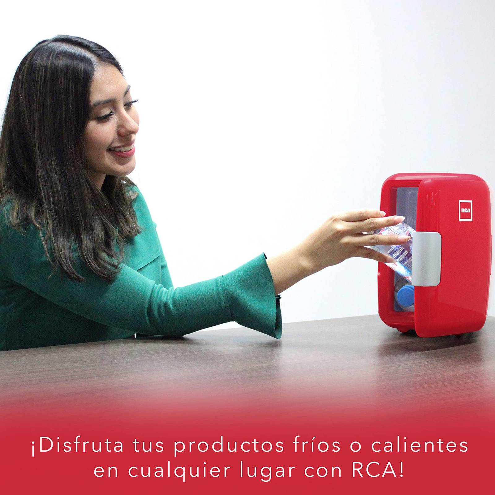 Refrigerador Mini Rca 4 Litros Portátil Rojo RC4R