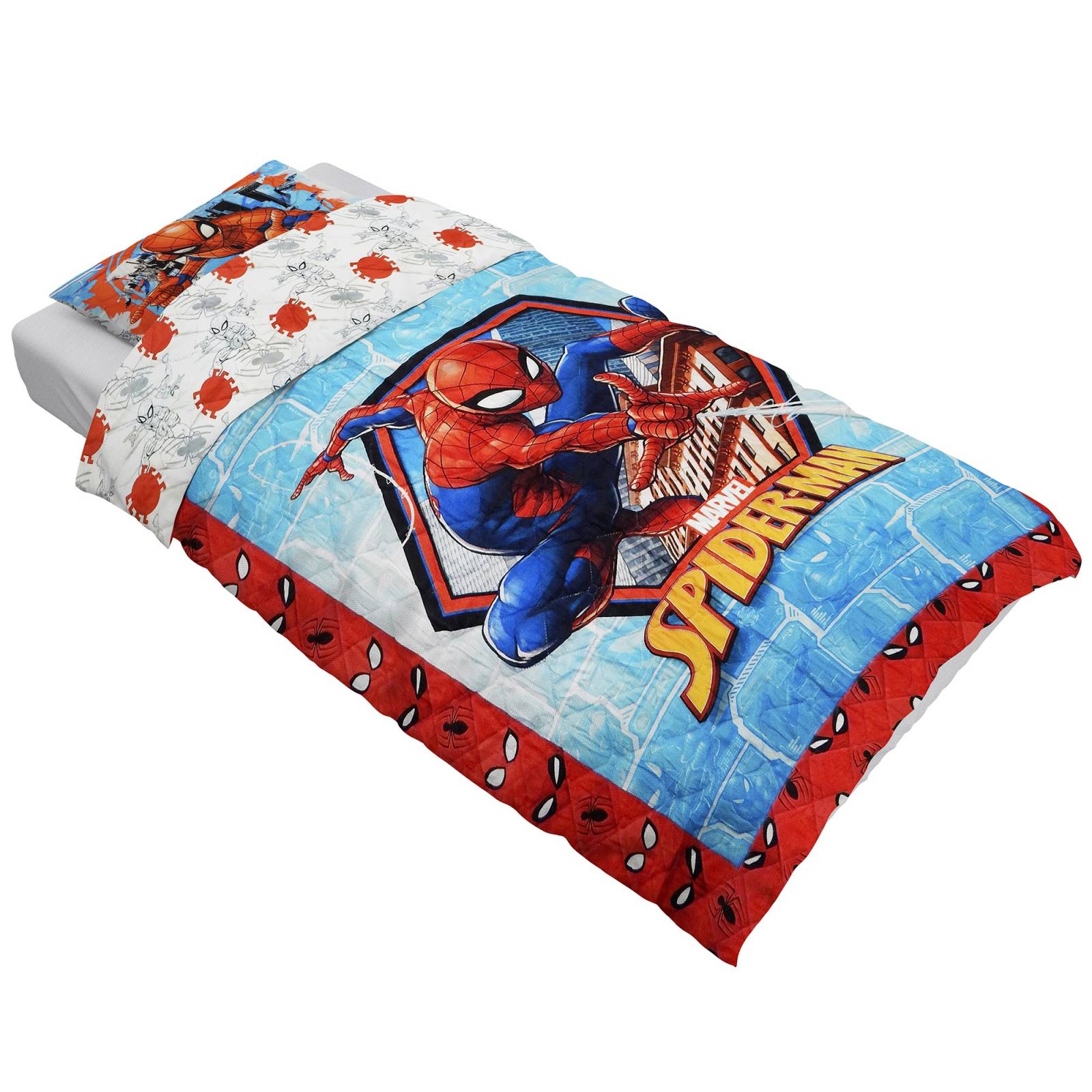 Edredón Ligero Individual + Funda Marvel Spider Man