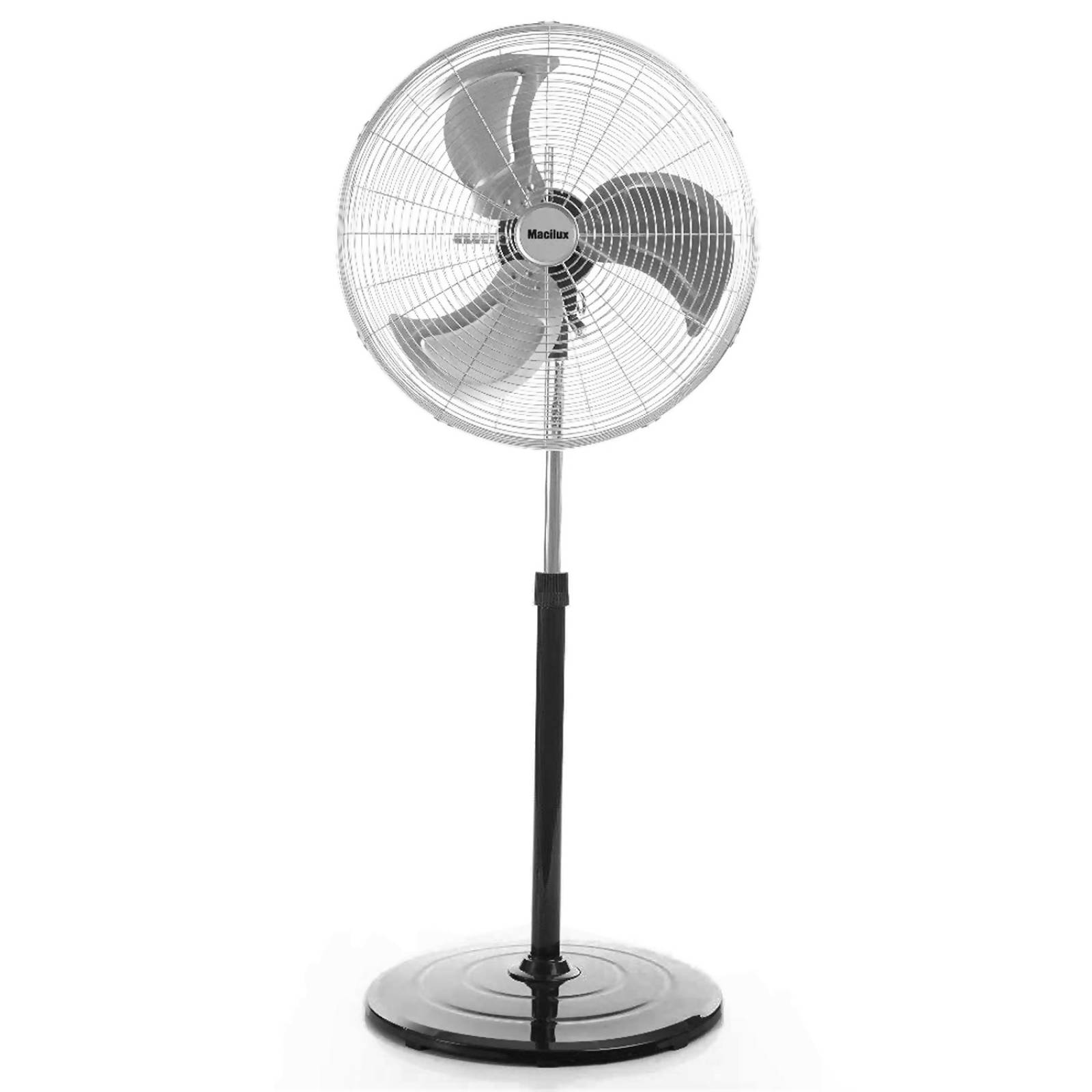 Ventilador de Pedestal 3 Velocidades Macilux 20 pulgadas