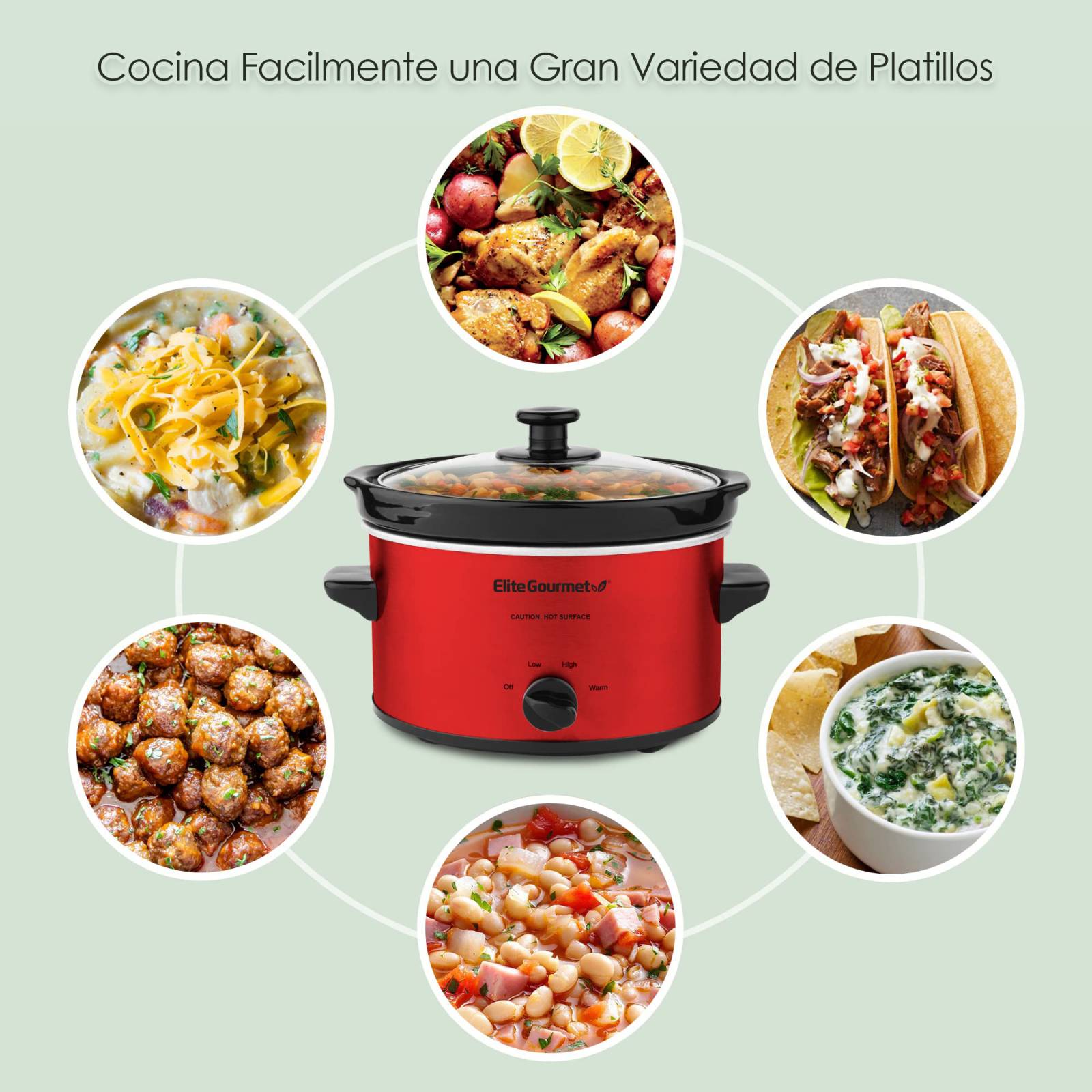 Olla de Cocción Lenta Elite 2Qt MST 275XR