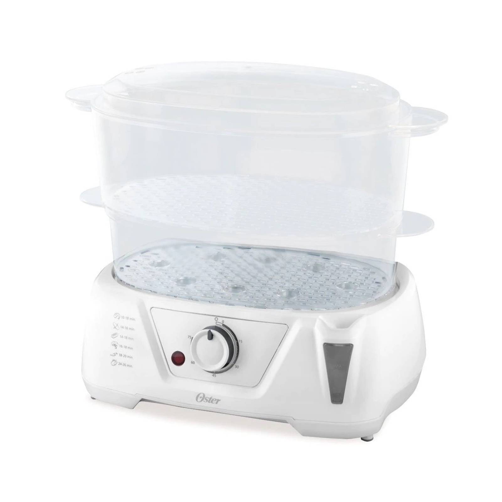 Vaporera Eléctrica Oster 2 Niveles Blanca   V8800
