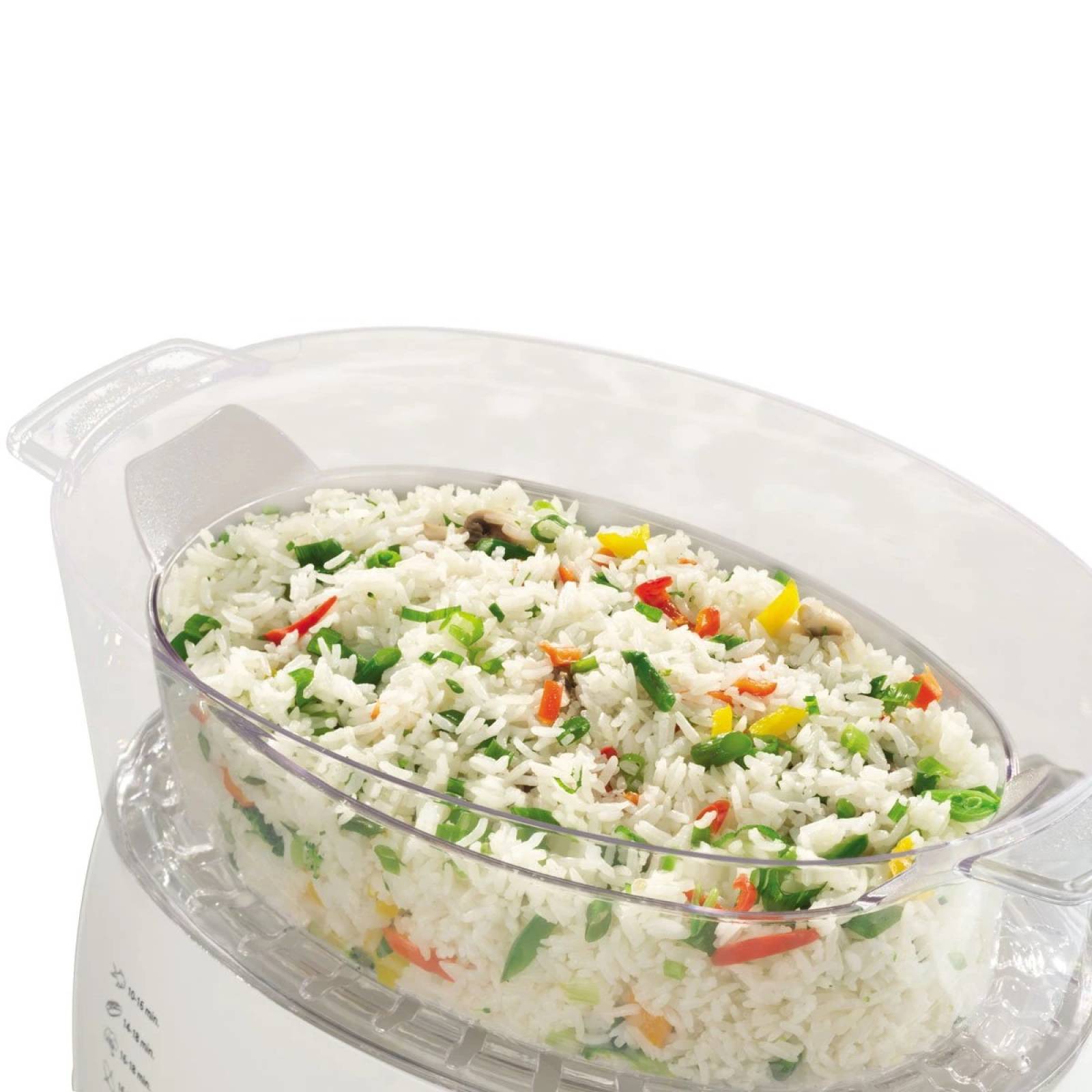 Vaporera Eléctrica Oster 2 Niveles Blanca   V8800