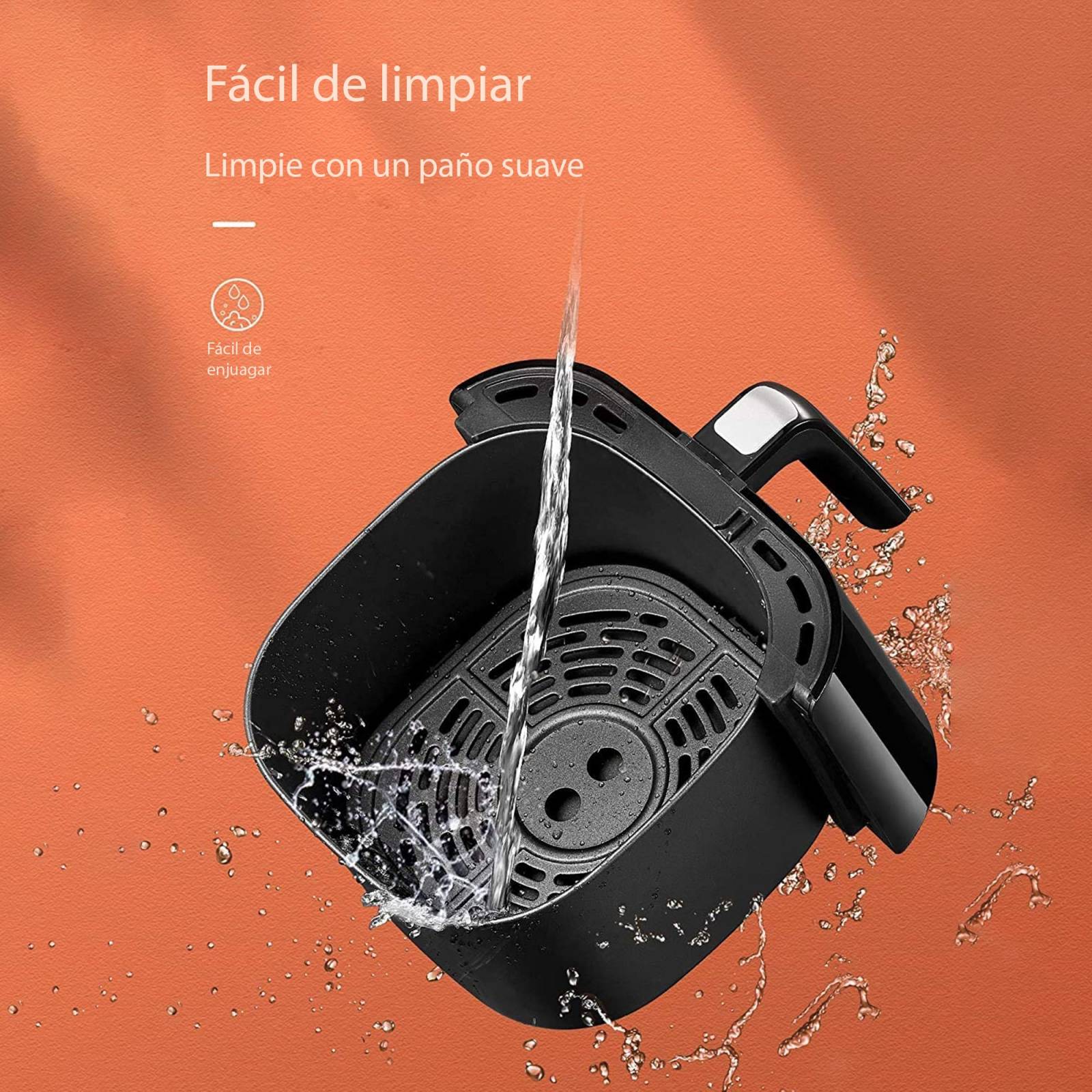 Freidora de aire Aicok 55L 6 programas panel táctil