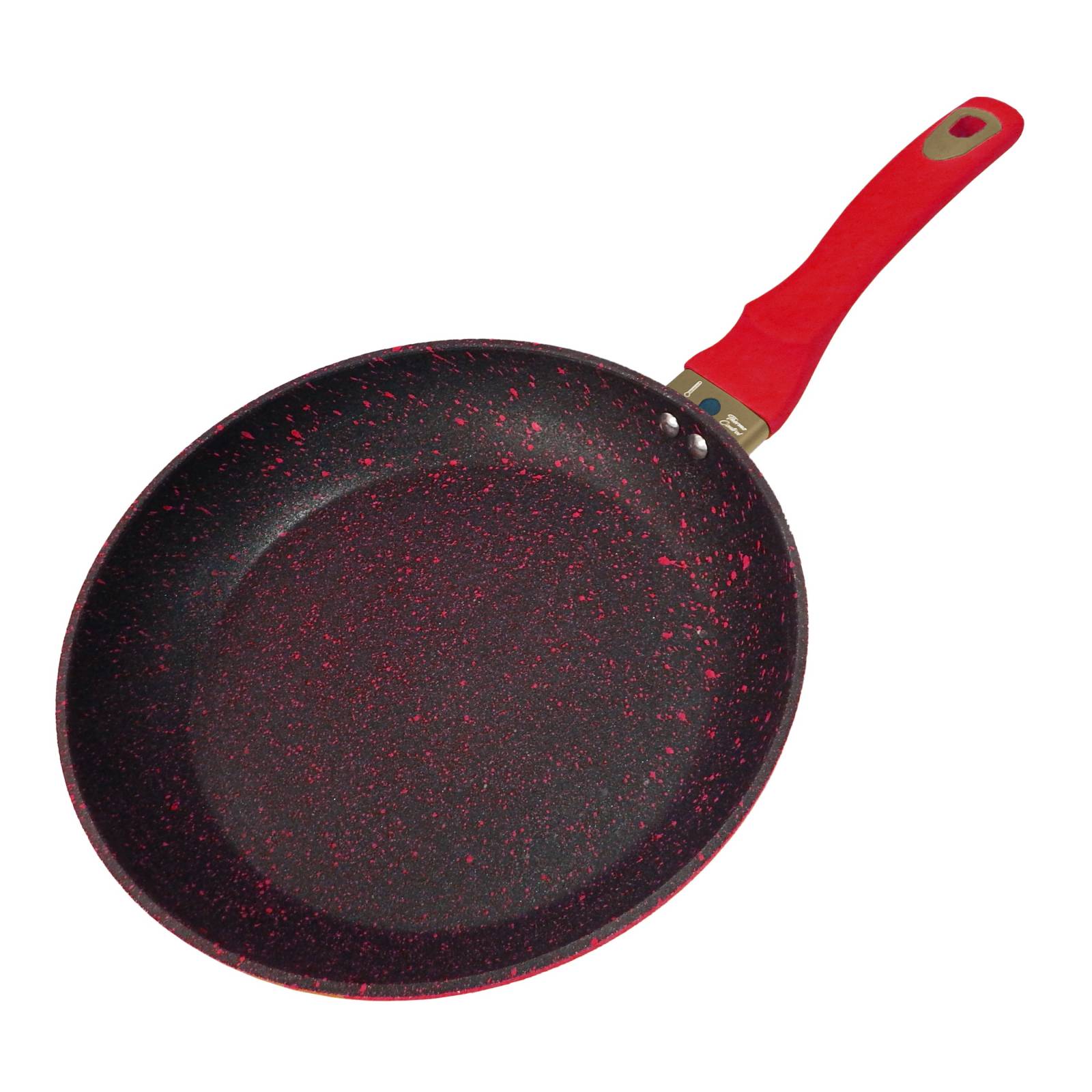 Sartenes Fibra de Carbón Rojo 45mm Inducción   J0038