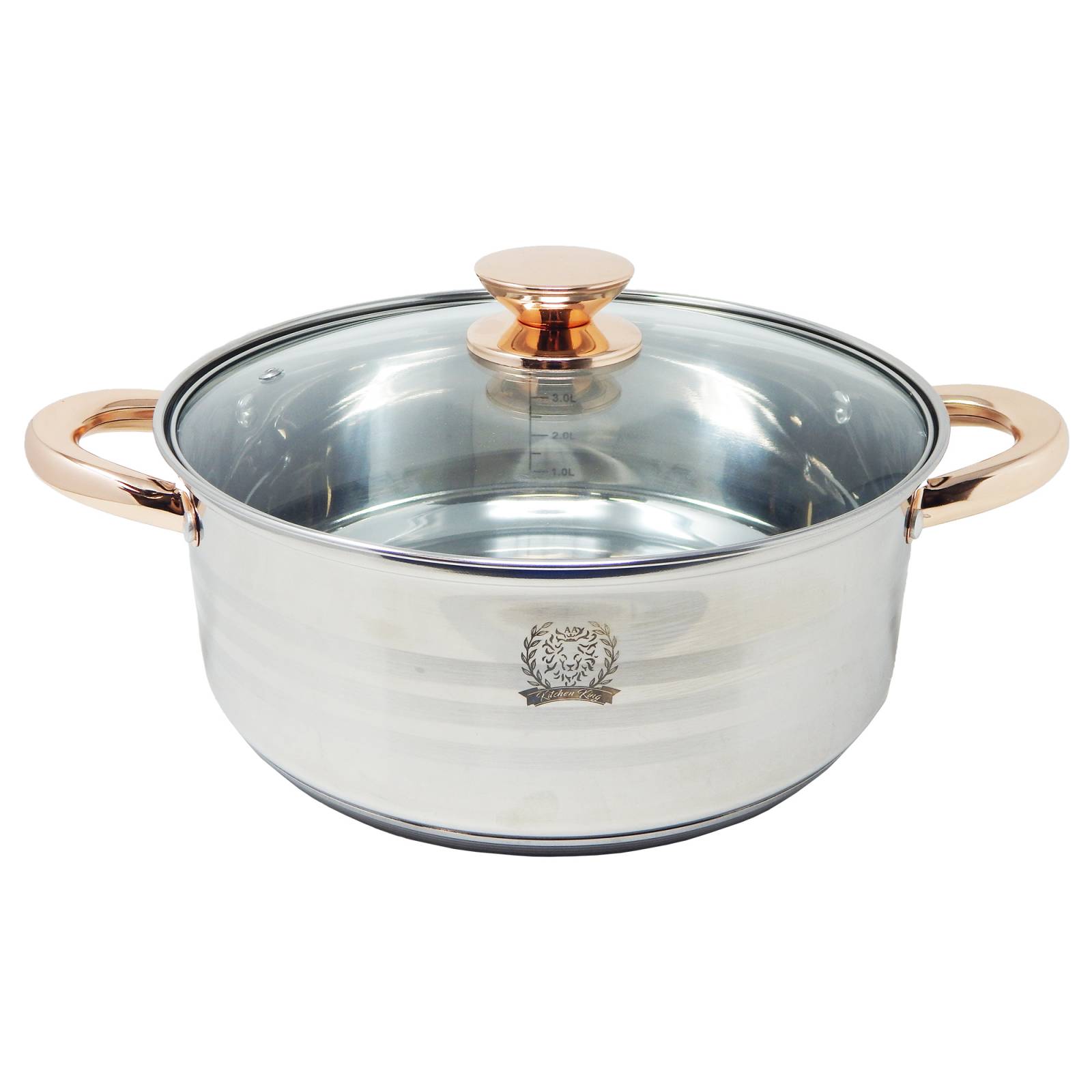 Juego 3 Arroceras GURNBERG 26 28 30 compatibles inducción