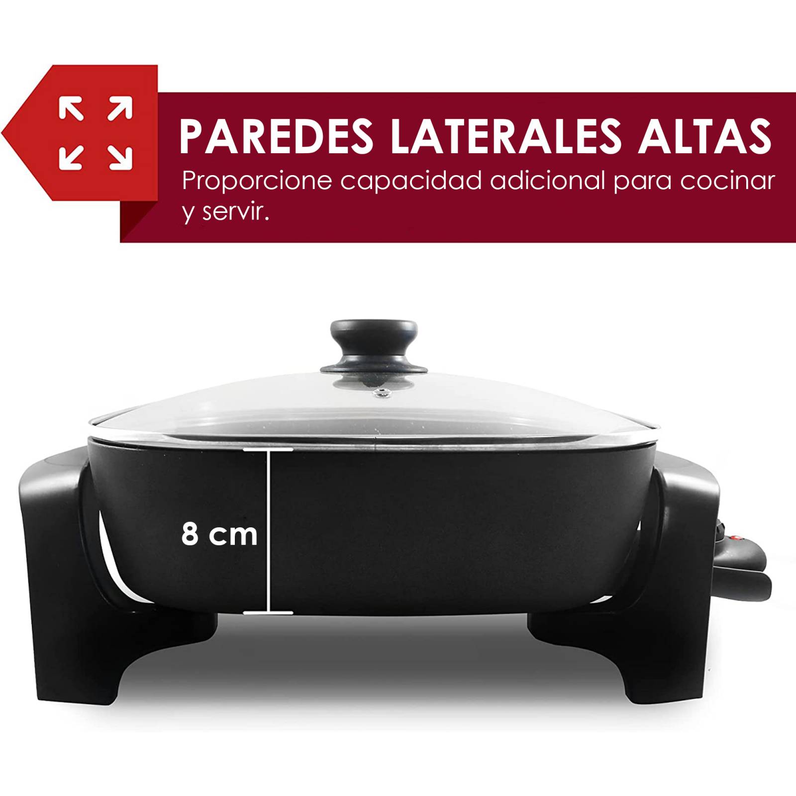 Sarten Elite Gourmet EG 6201 NEGRO 200 400 C