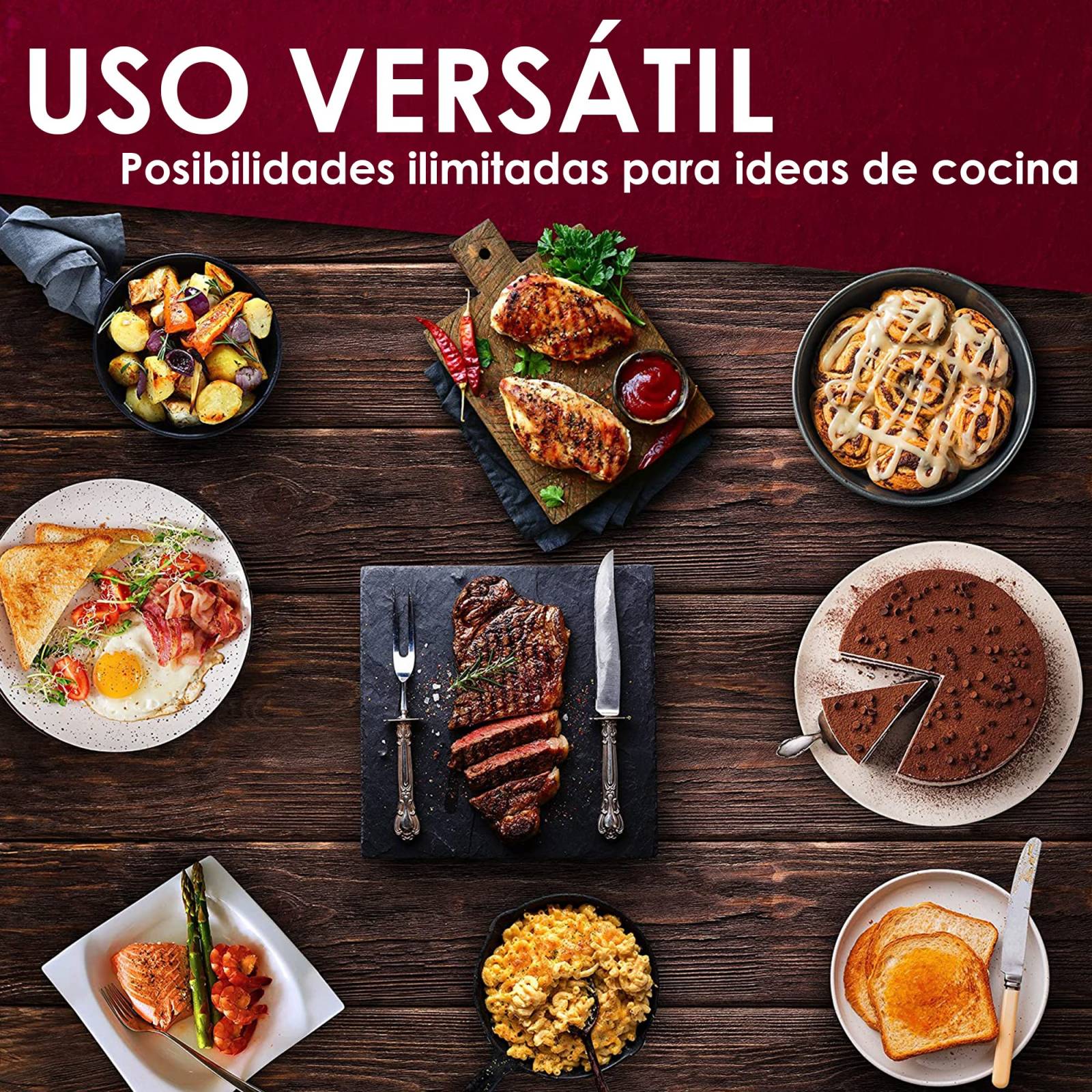 Sarten Elite Gourmet EG 6201 NEGRO 200 400 C