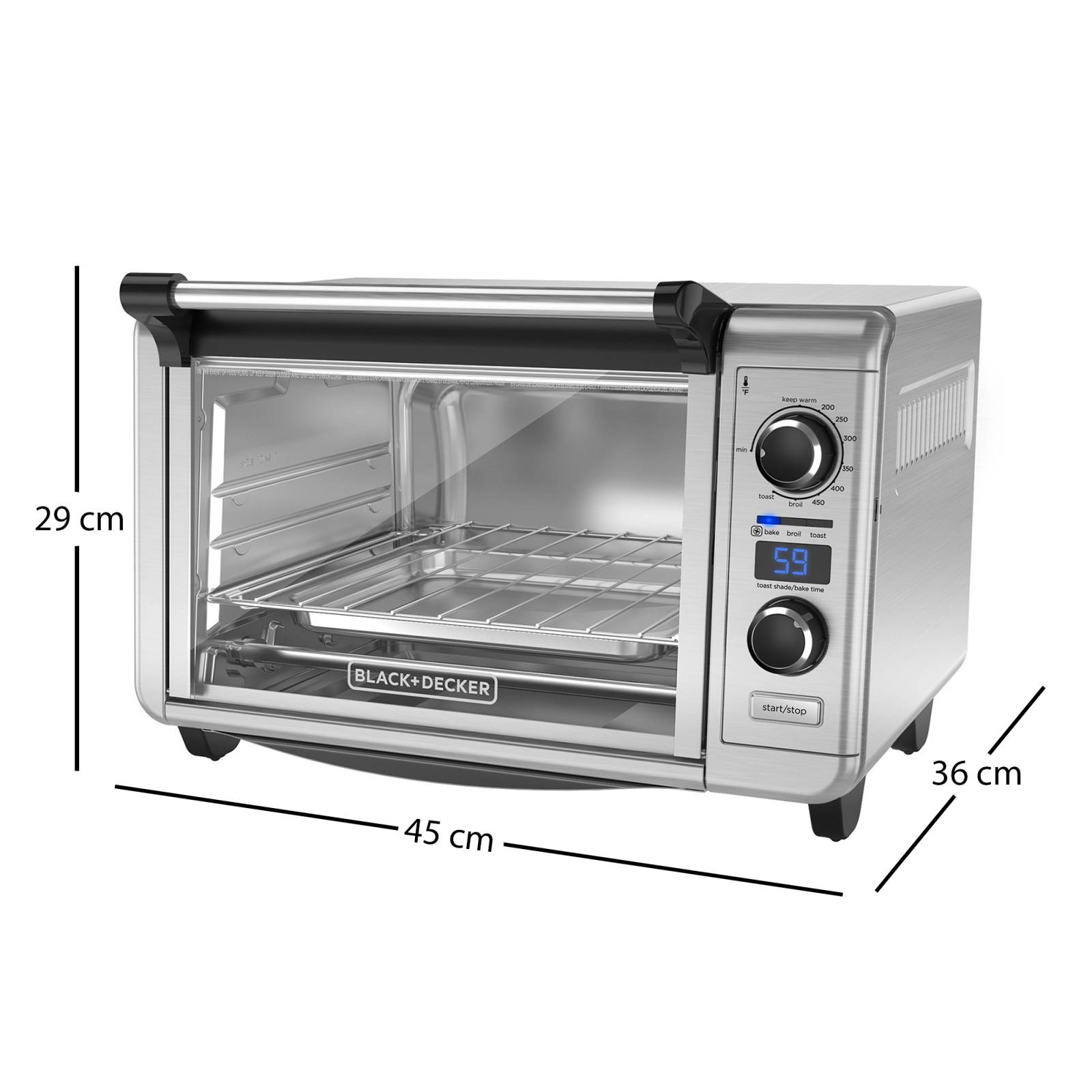 Horno Tostador B&D Digital Tod3300Ssd
