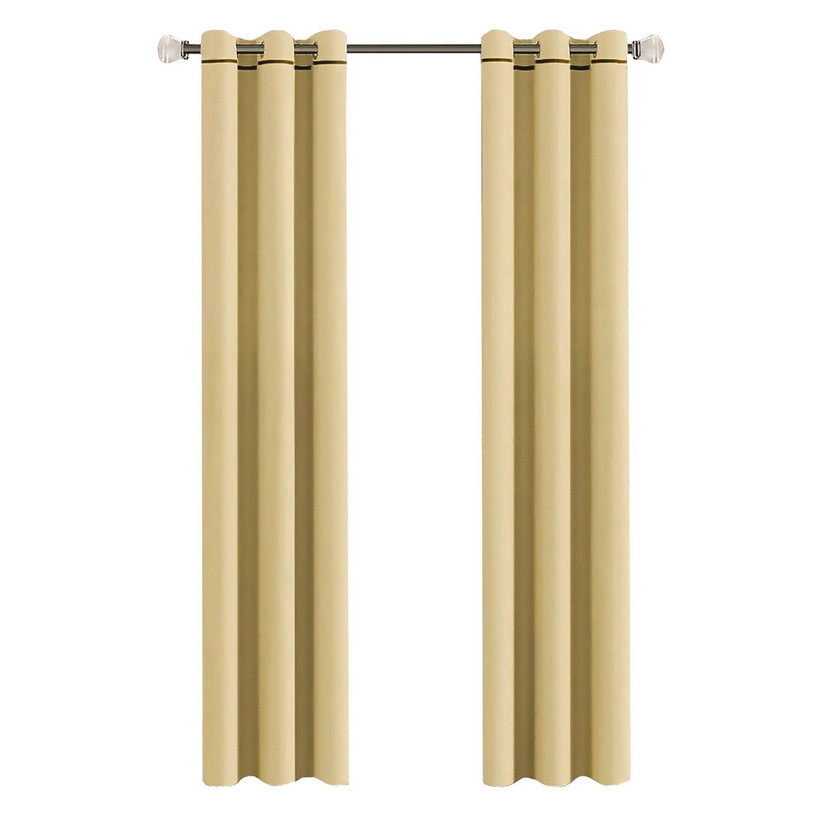 Juego de Cortinas Black Out 275 X 220 Gruesas Con Argollas