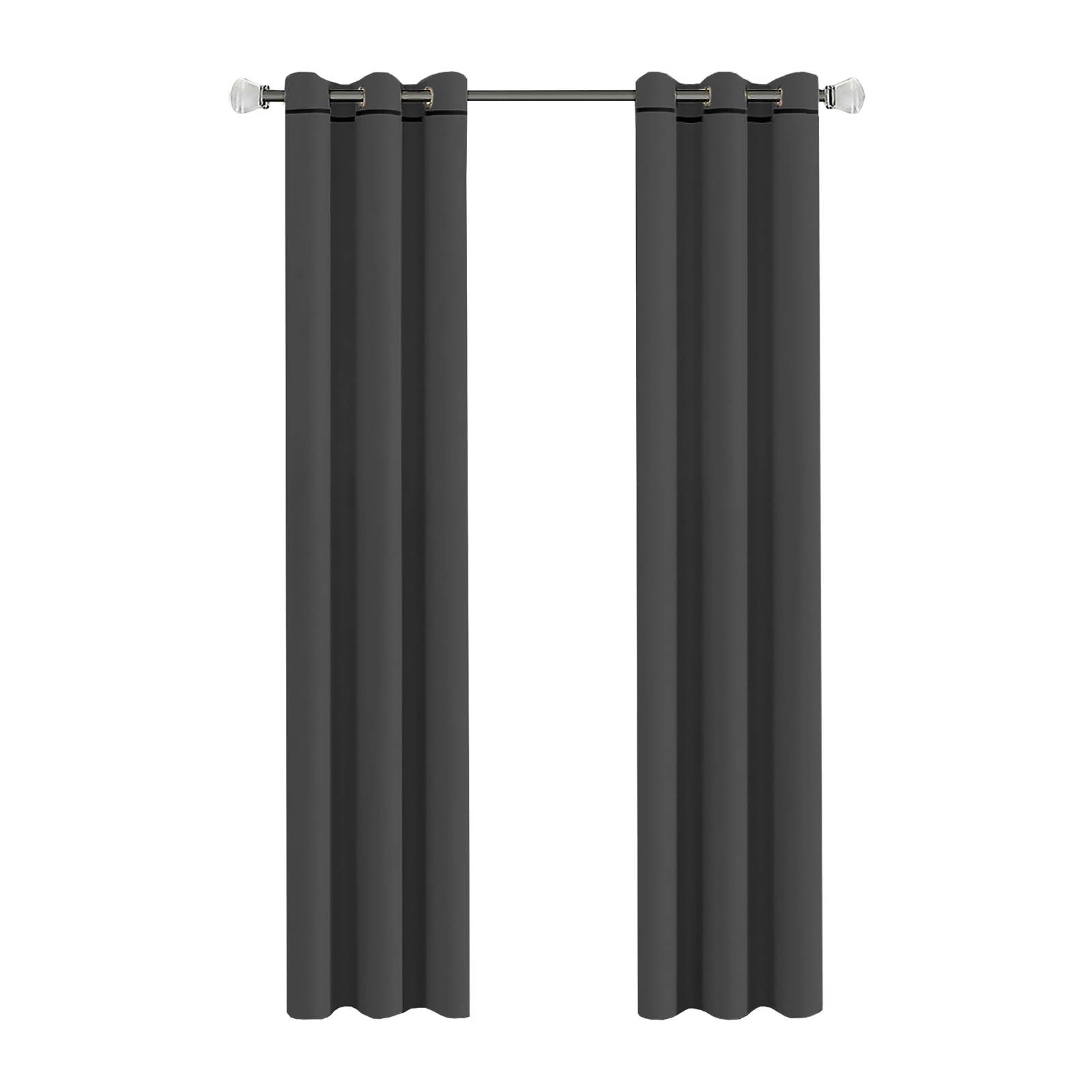 Juego de Cortinas Black Out 275 X 220 Gruesas Con Argollas
