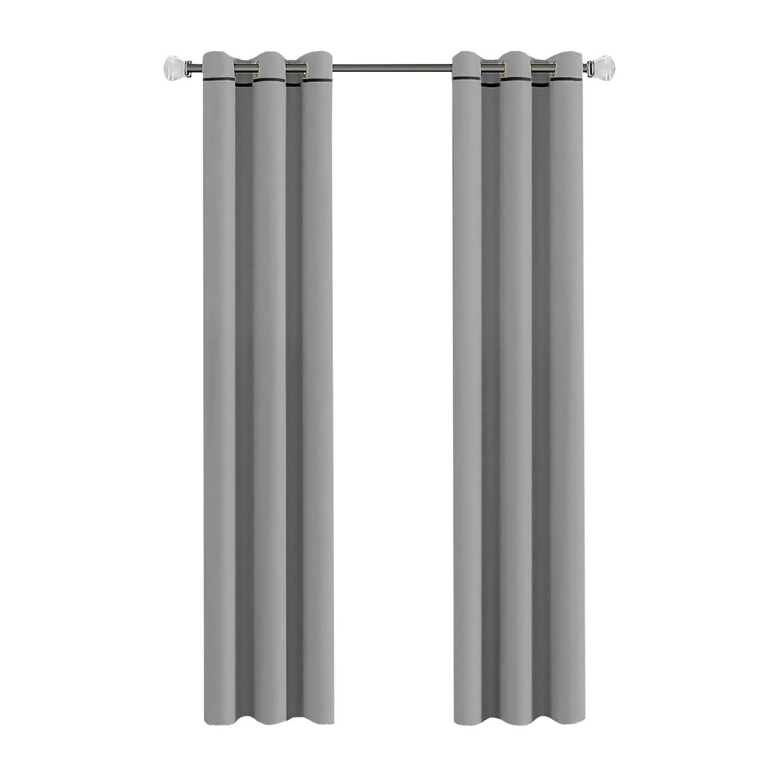 Juego de Cortinas Black Out 275 X 220 Gruesas Con Argollas