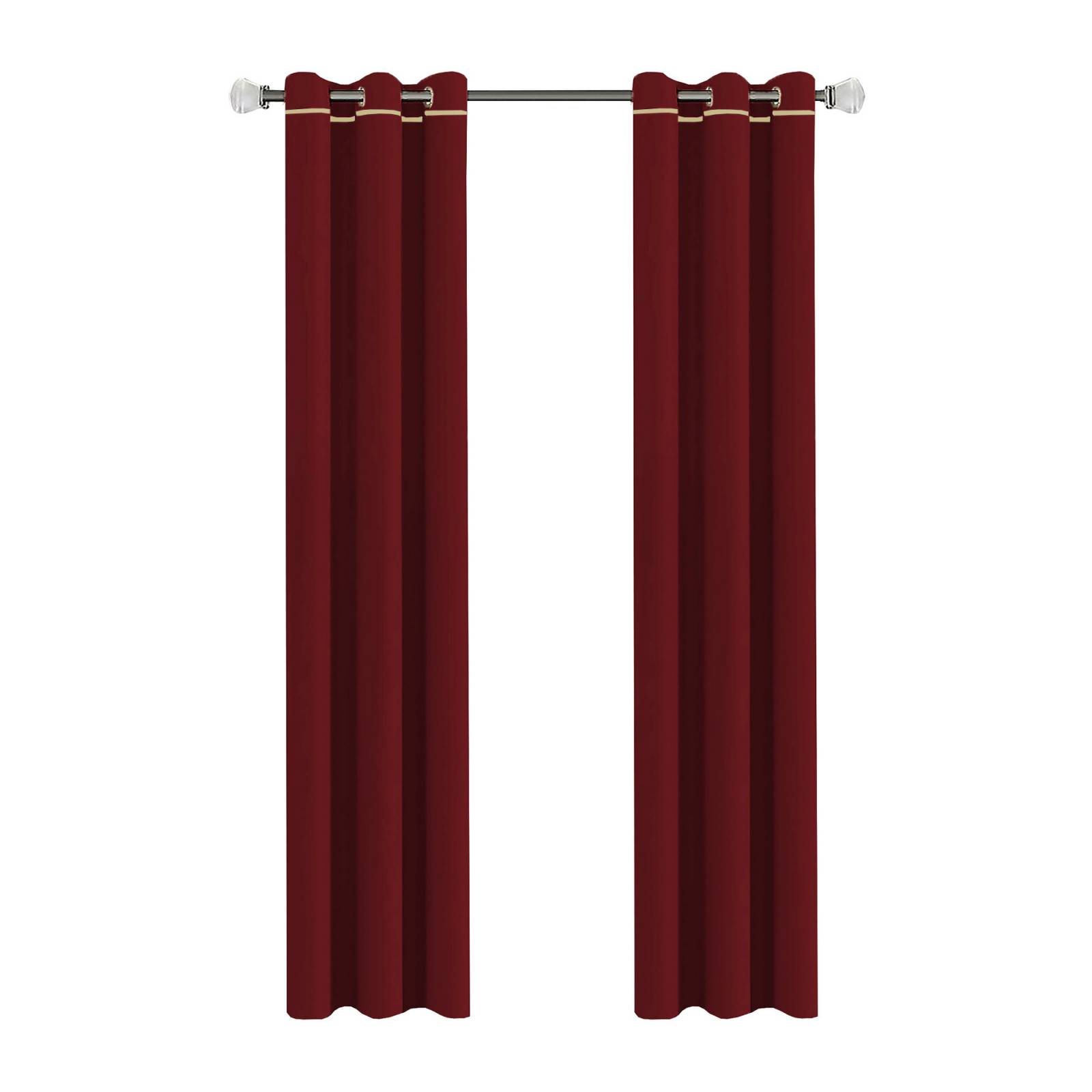 Juego de Cortinas Black Out 275 X 220 Gruesas Con Argollas