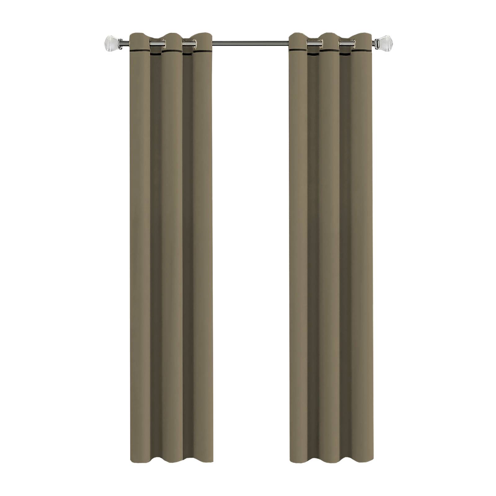 Juego de Cortinas Black Out 275 X 220 Gruesas Con Argollas