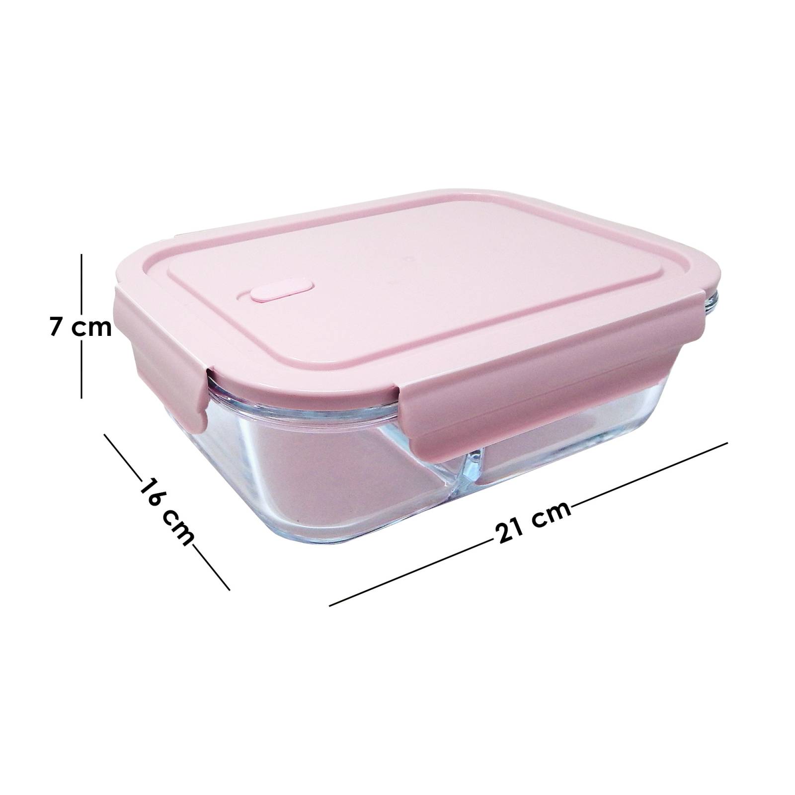 Juego de Refractarios Rectangulares 1 L y 650 ml Herméticos