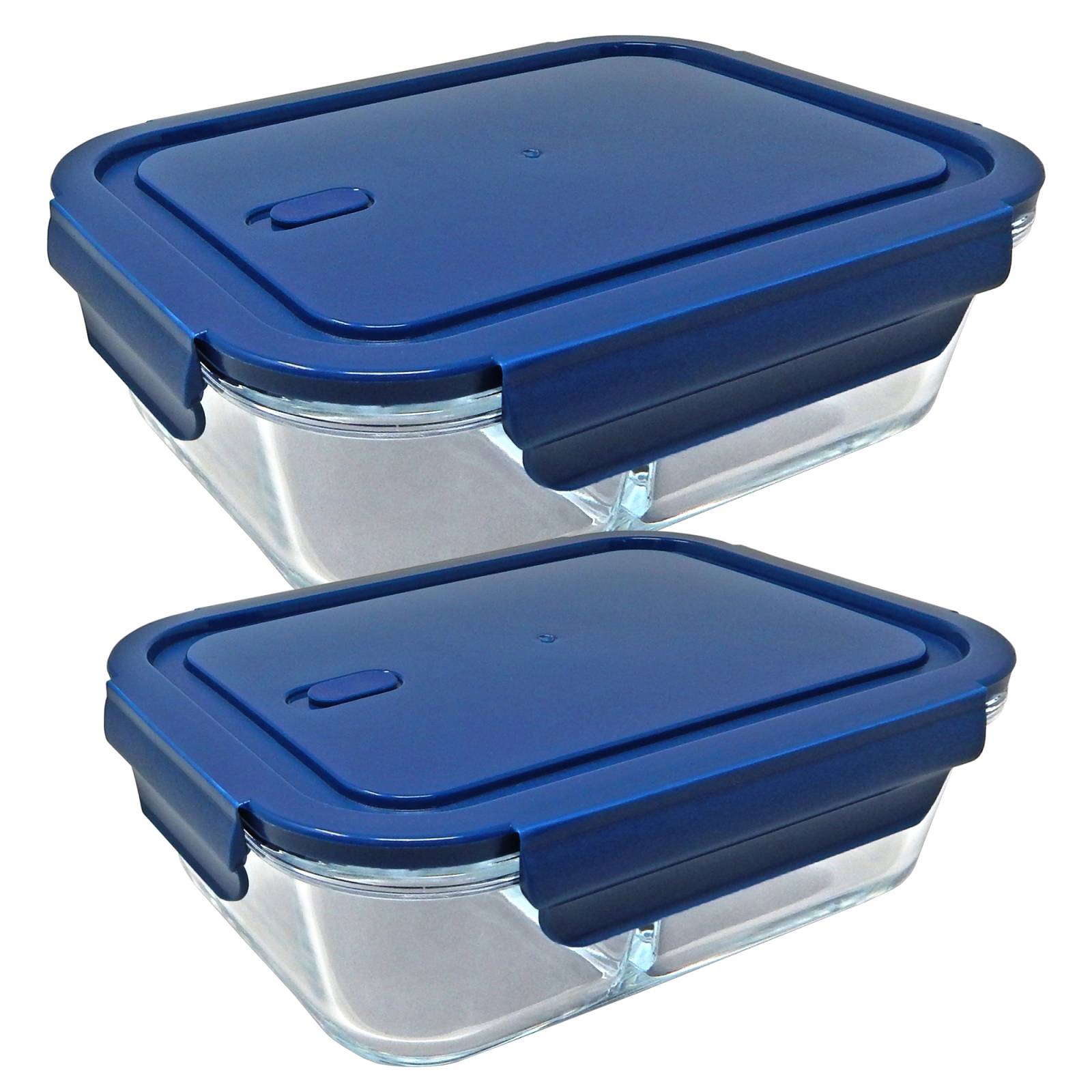 Juego de Refractarios Rectangulares 1 L y 650 ml Herméticos