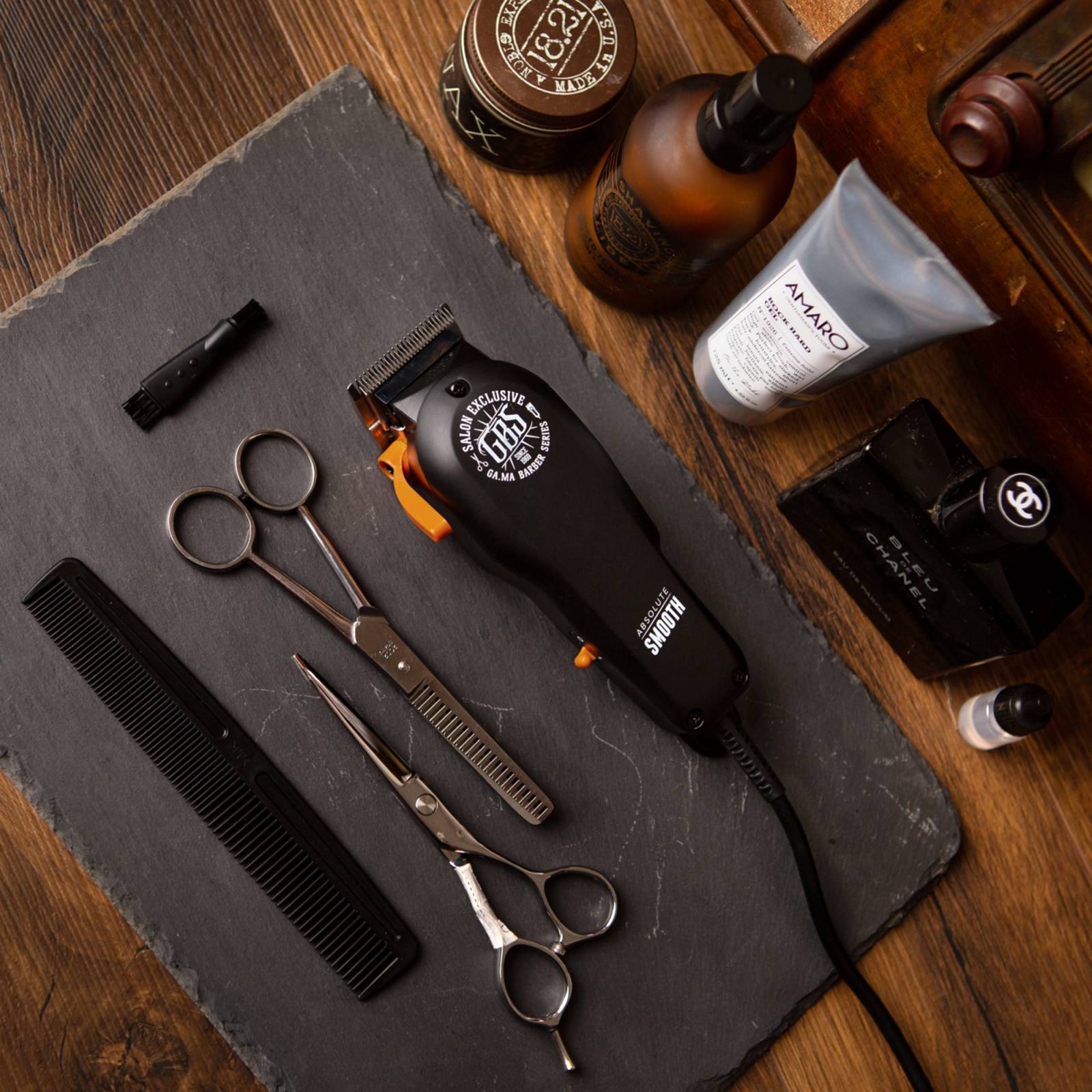 Cortadora De Cabello Gama GBS Absolute Fade Smooth Negro